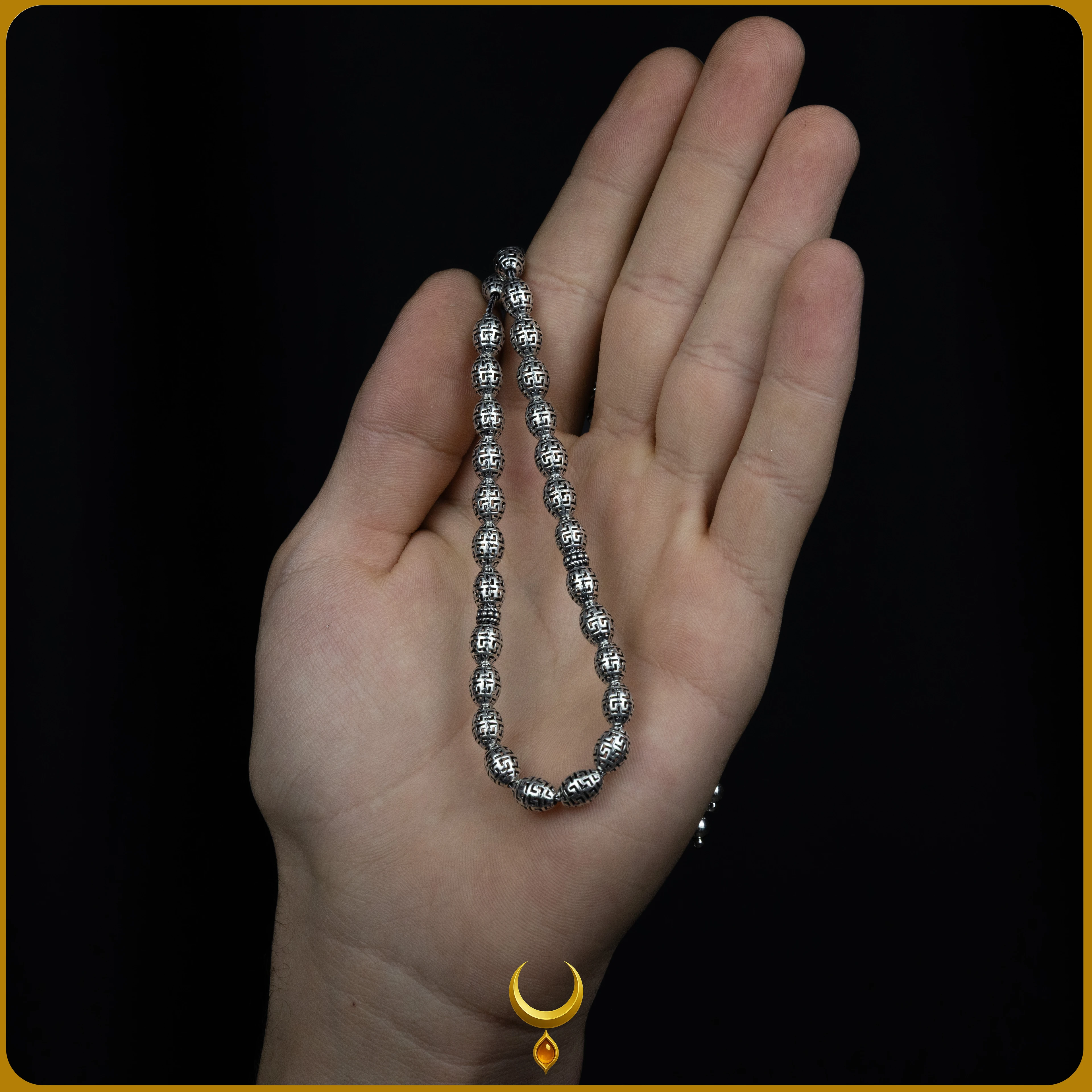 ARPA KESİM TELKARİ MODEL 925 AYAR GÜMÜŞ TESBİH