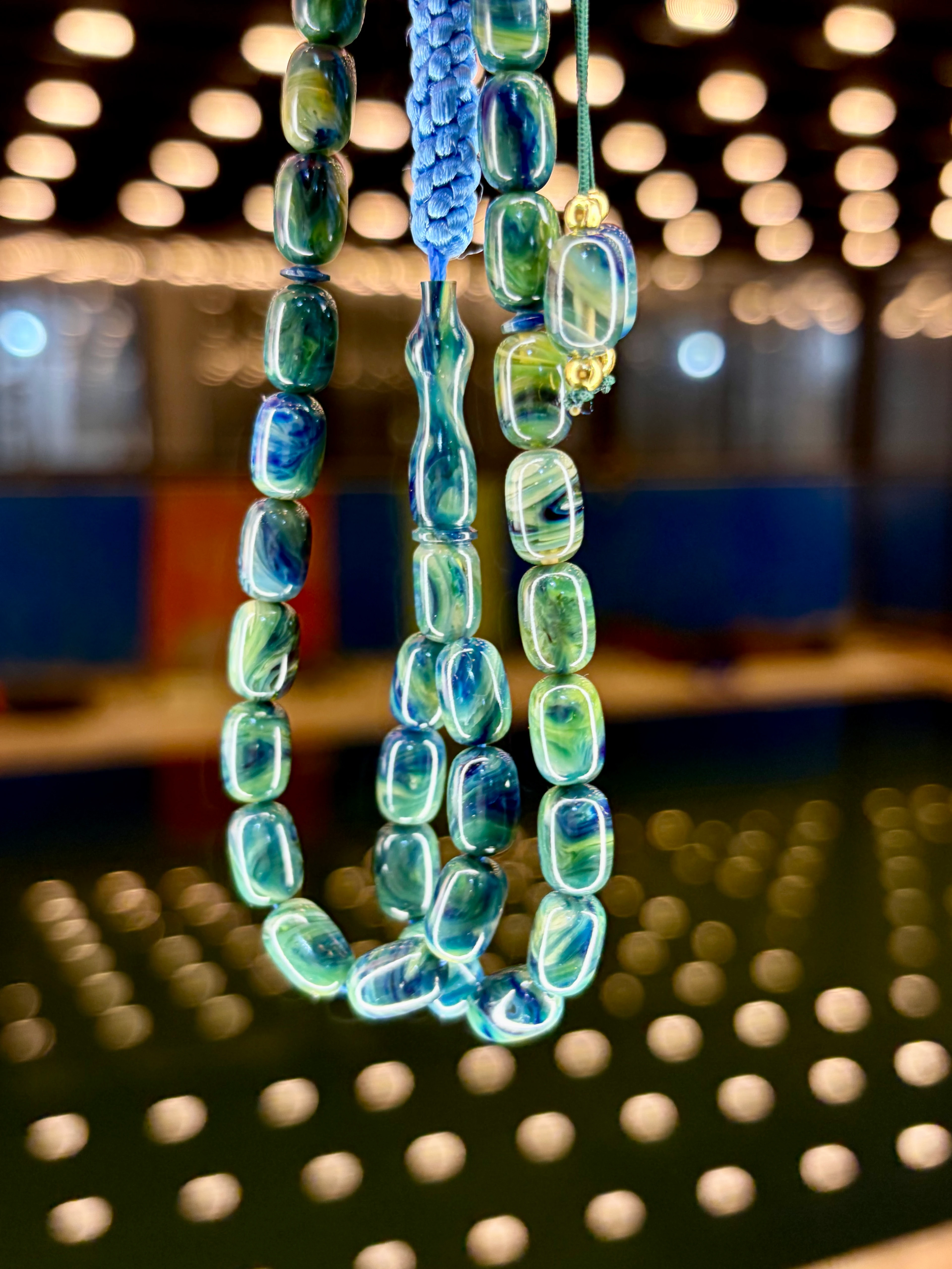 EL İŞÇİLİĞİ ÖRGÜLÜ KAPSÜL KESİM SIKMA KEHRİBAR TESBİH