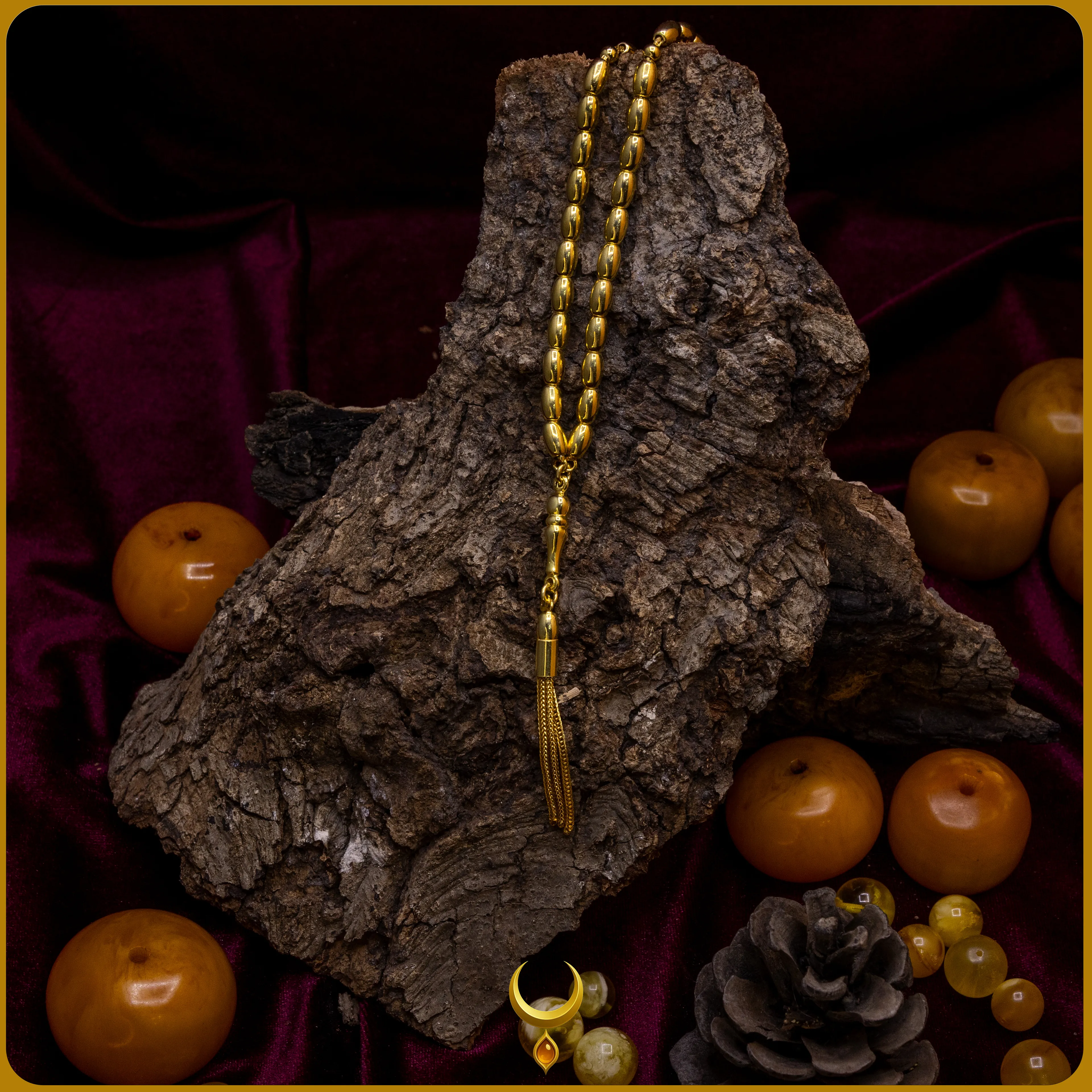 ARPA KESİM GOLD 925 AYAR GÜMÜŞ TESBİH