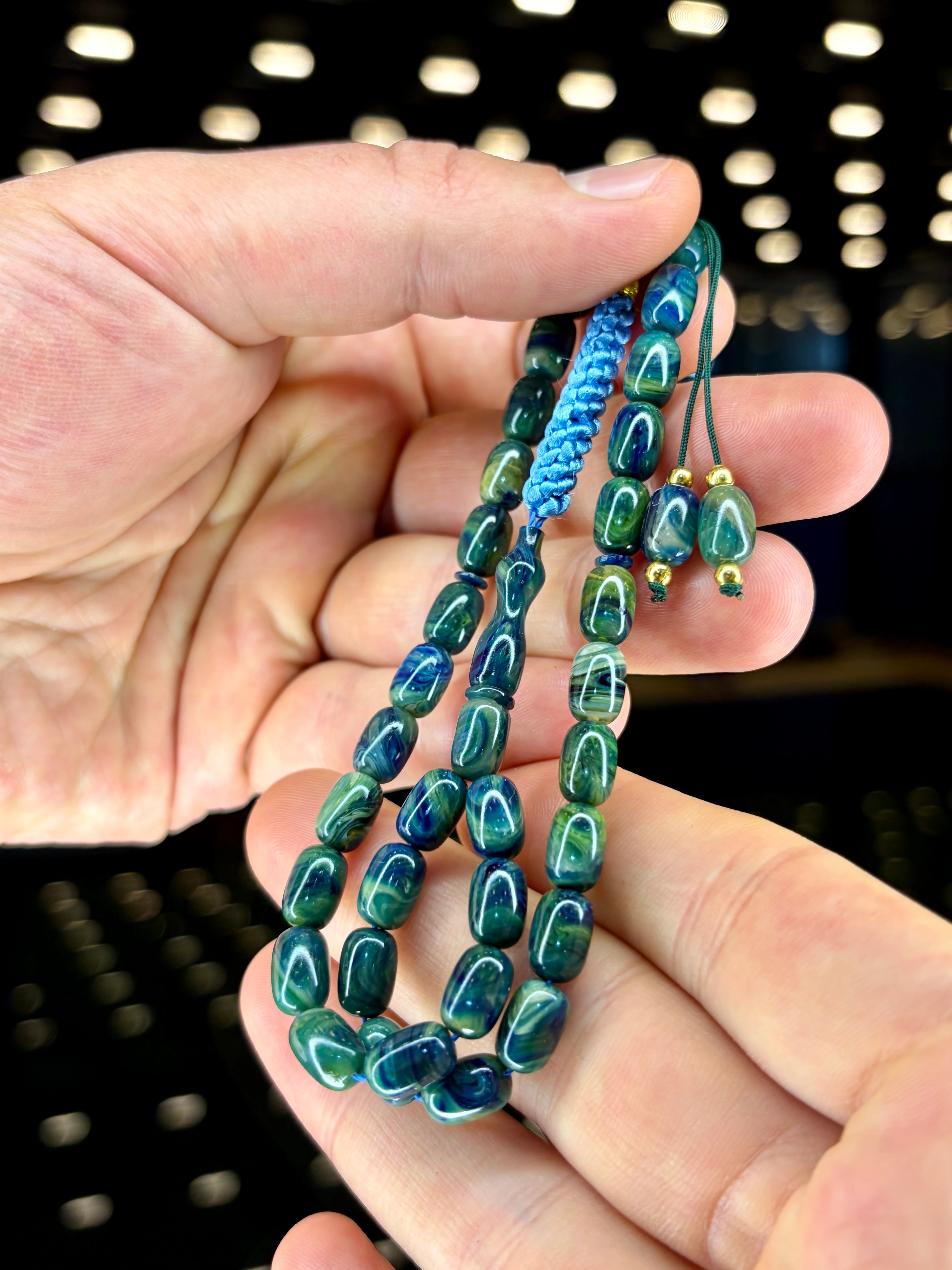 EL İŞÇİLİĞİ ÖRGÜLÜ KAPSÜL KESİM SIKMA KEHRİBAR TESBİH