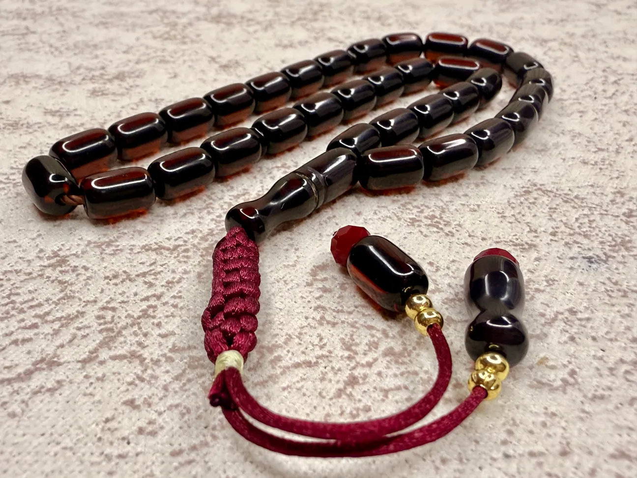 2’li Sıkma ve Ateş-i Kehribar Tesbih Seti