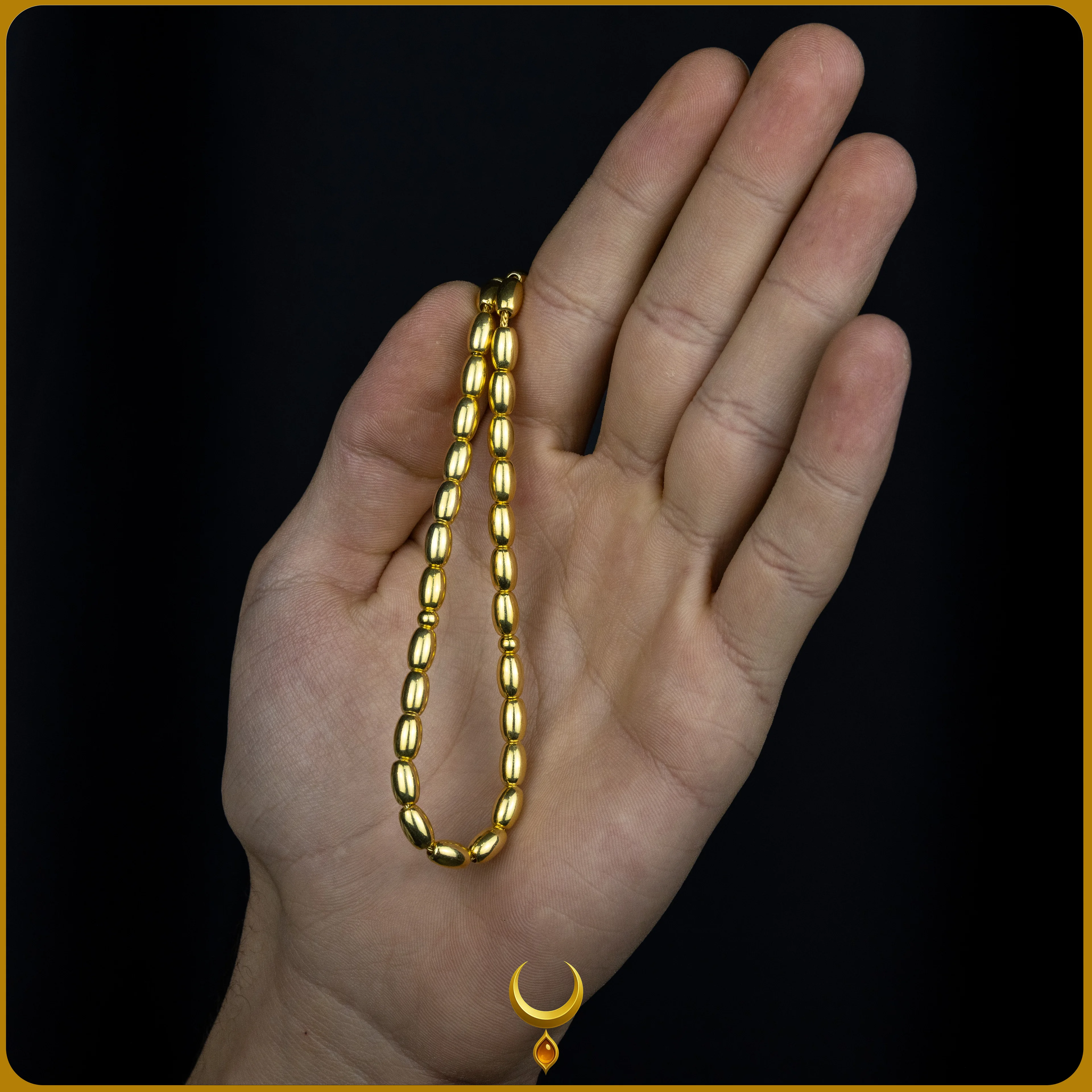 ARPA KESİM GOLD 925 AYAR GÜMÜŞ TESBİH