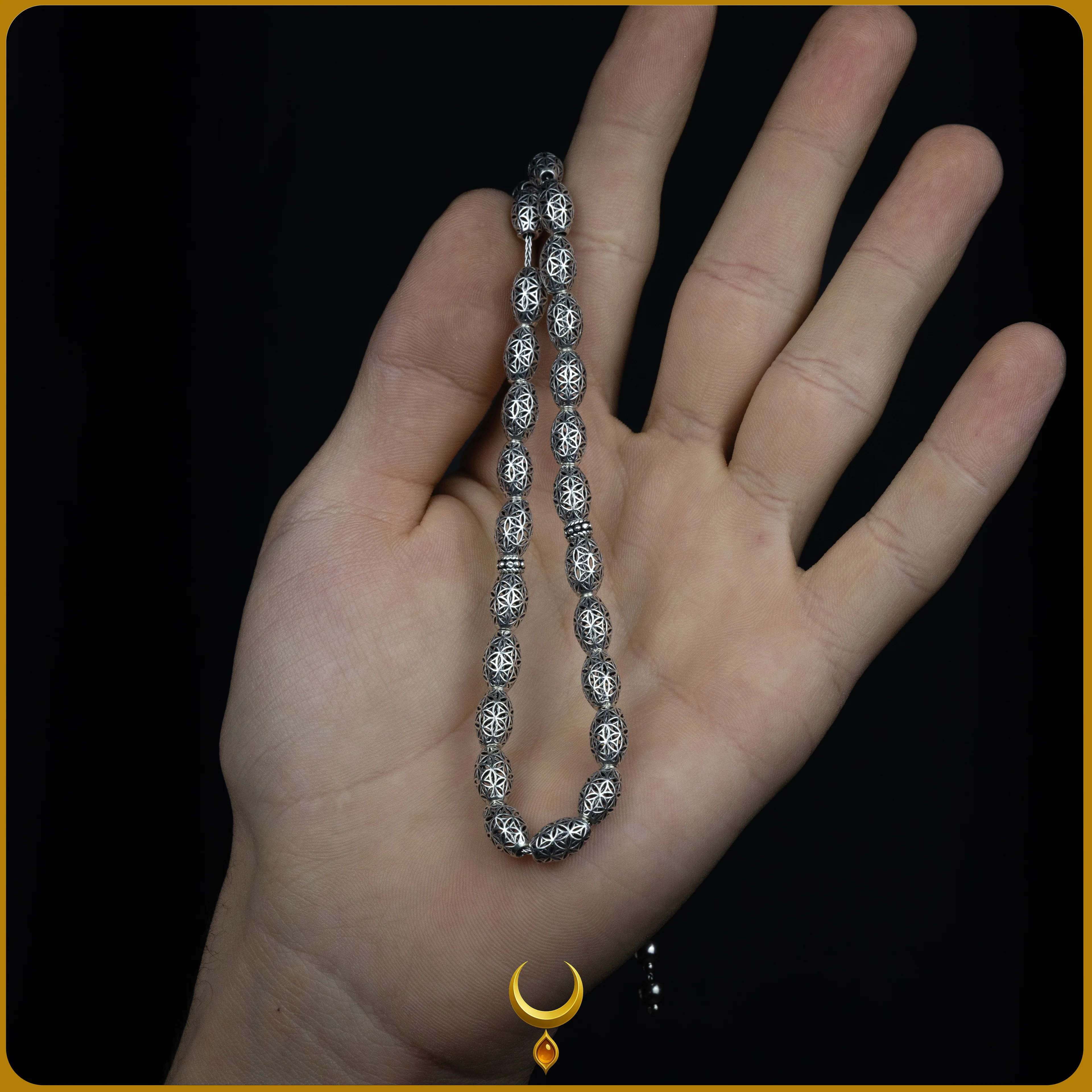 ARPA KESİM TELKARİ MODEL 925 AYAR GÜMÜŞ TESBİH