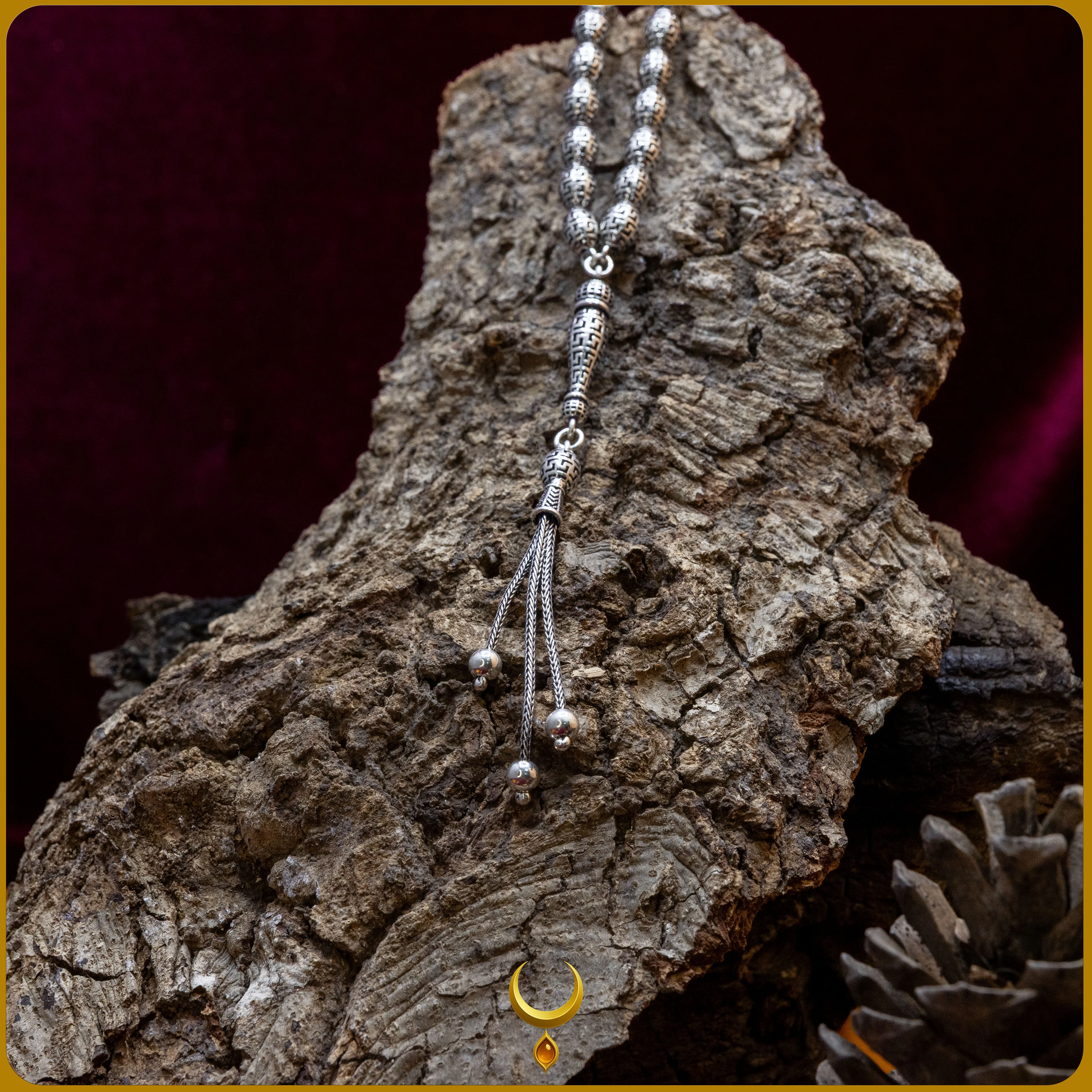 ARPA KESİM TELKARİ MODEL 925 AYAR GÜMÜŞ TESBİH