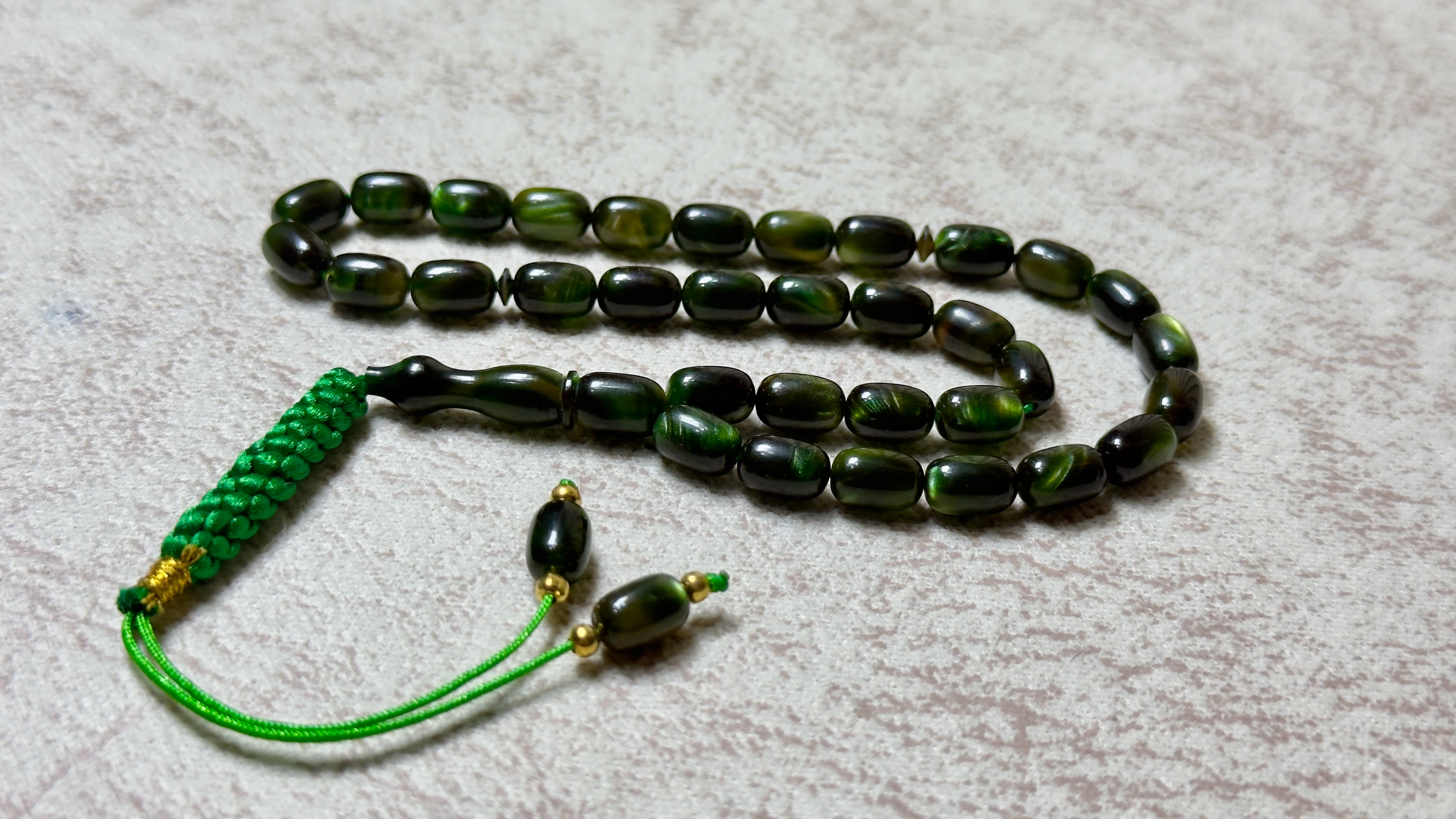 EL İŞÇİLİĞİ ÖRGÜLÜ KAPSÜL KESİM SIKMA KEHRİBAR TESBİH