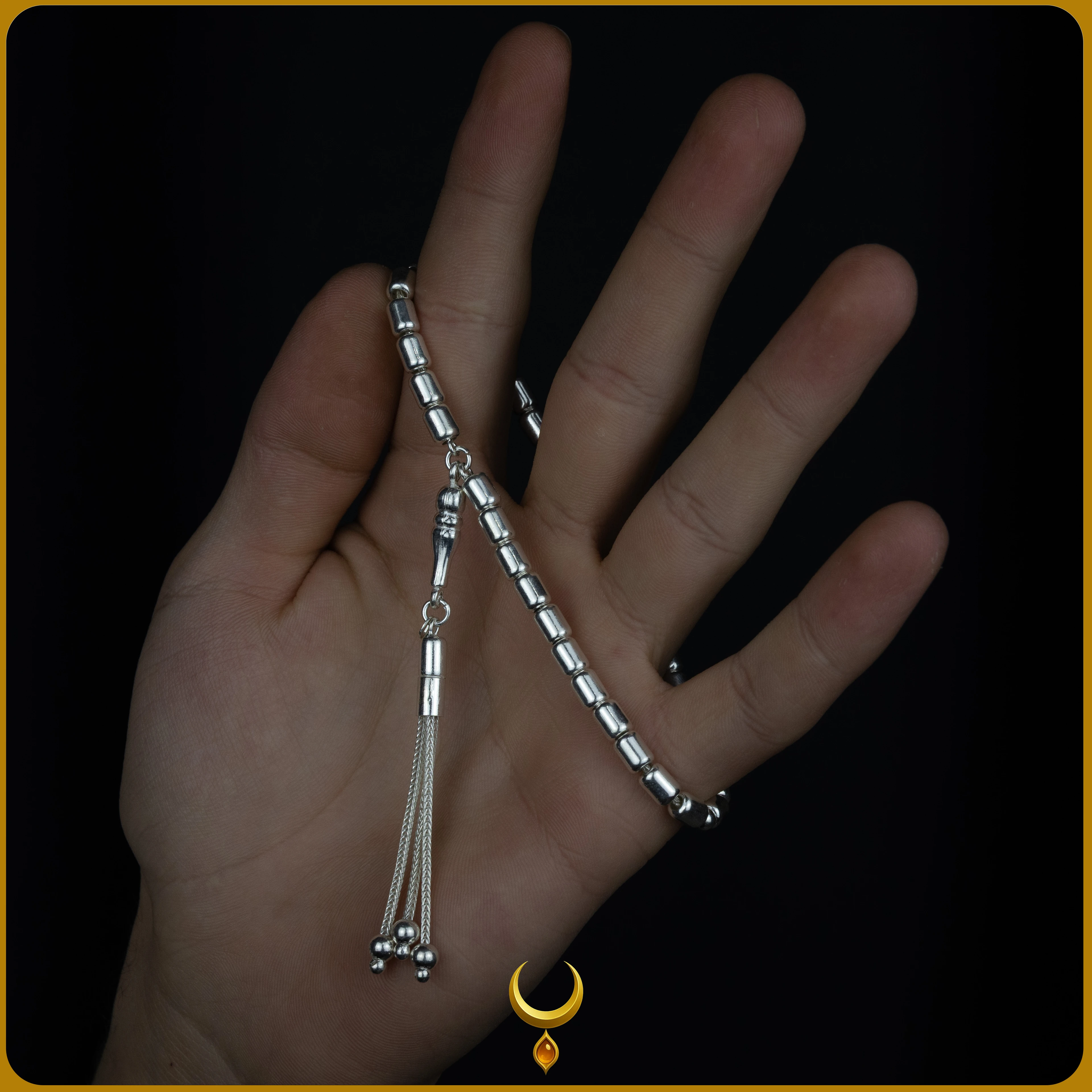 KAPSÜL KESİM 925 AYAR GÜMÜŞ TESBİH