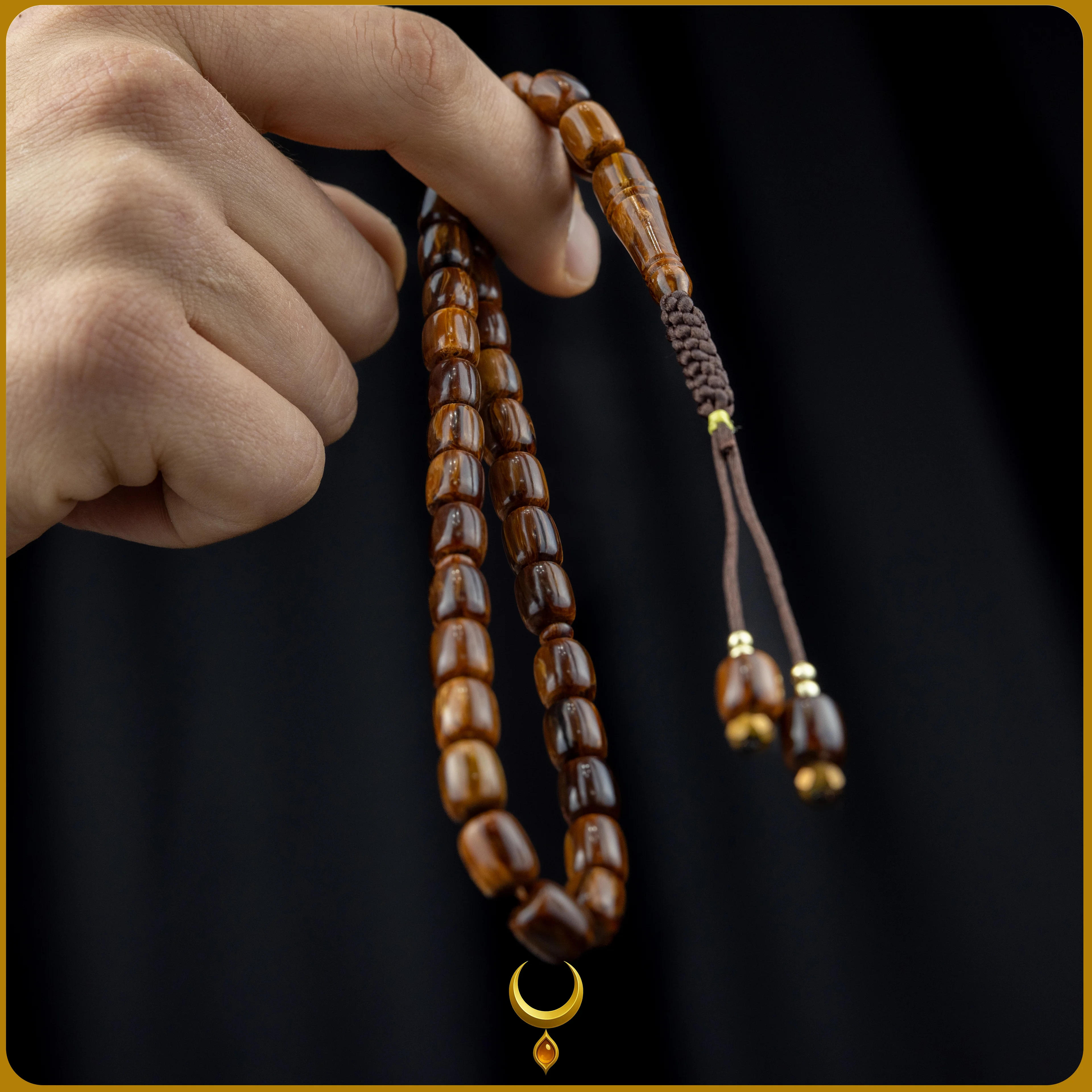 EL İŞÇİLİĞİ ÖRGÜLÜ KAPSÜL KESİM SIKMA KEHRİBAR TESBİH