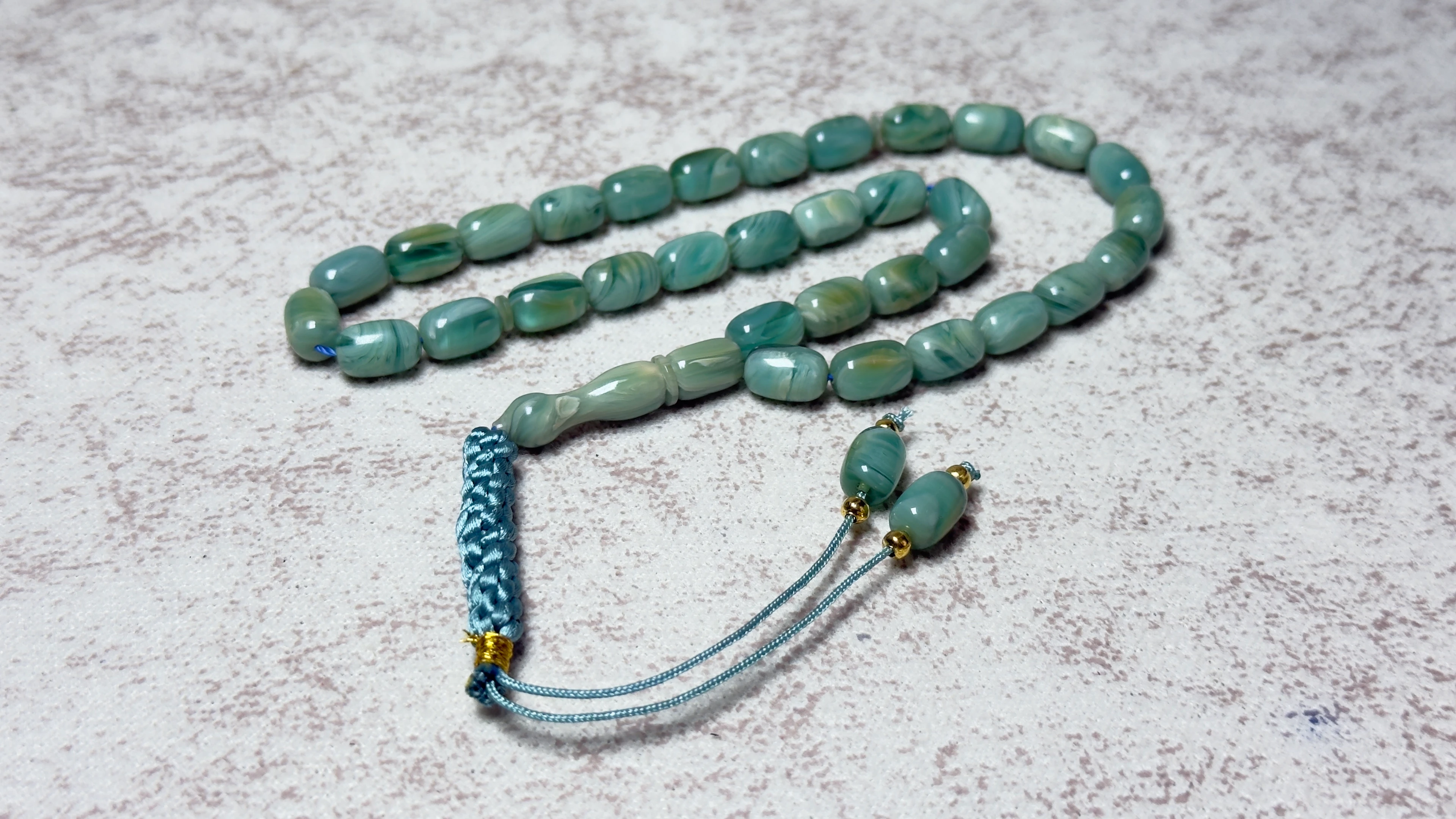 EL İŞÇİLİĞİ ÖRGÜLÜ KAPSÜL KESİM SIKMA KEHRİBAR TESBİH