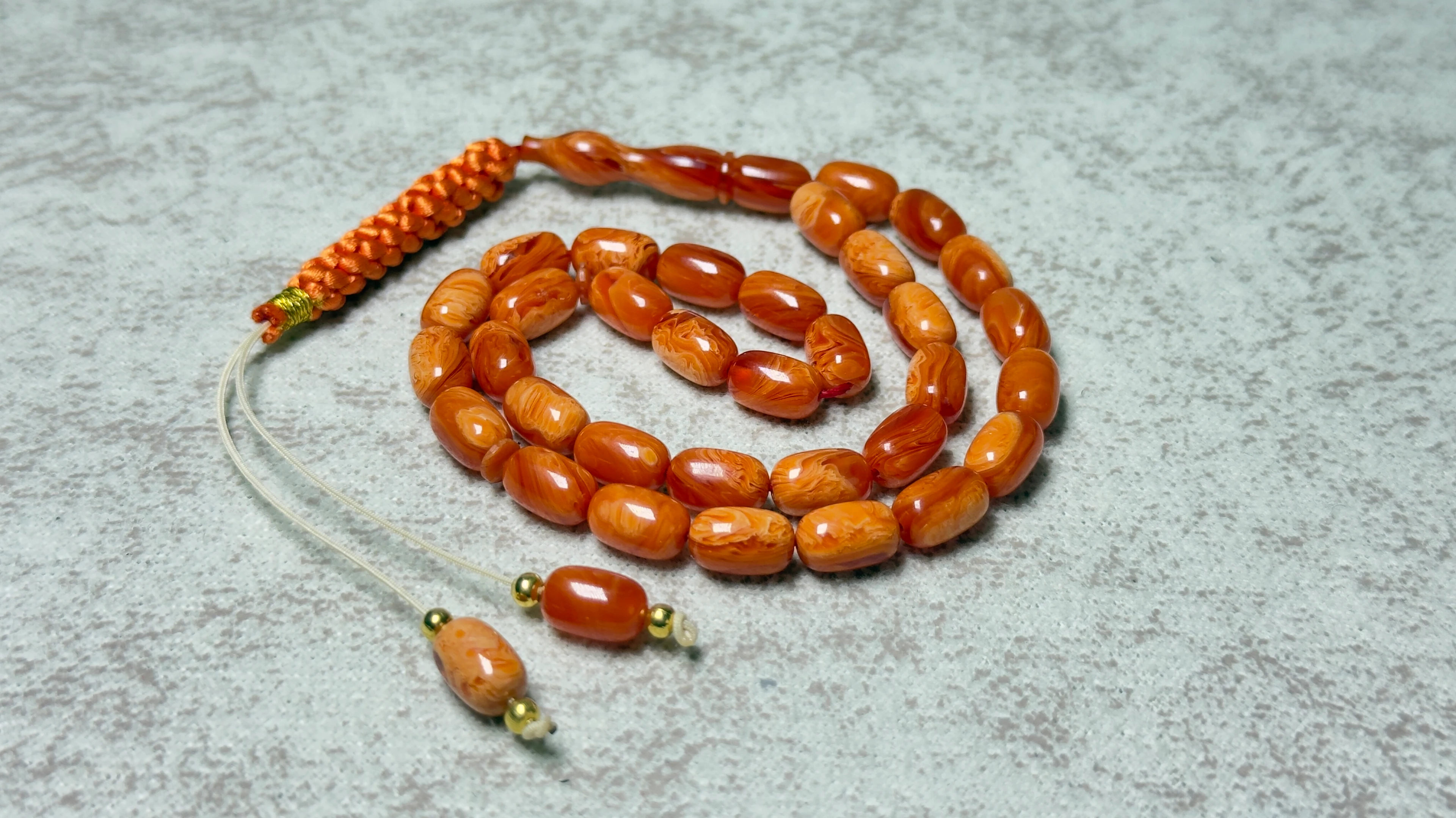 EL İŞÇİLİĞİ ÖRGÜLÜ KAPSÜL KESİM SIKMA KEHRİBAR TESBİH