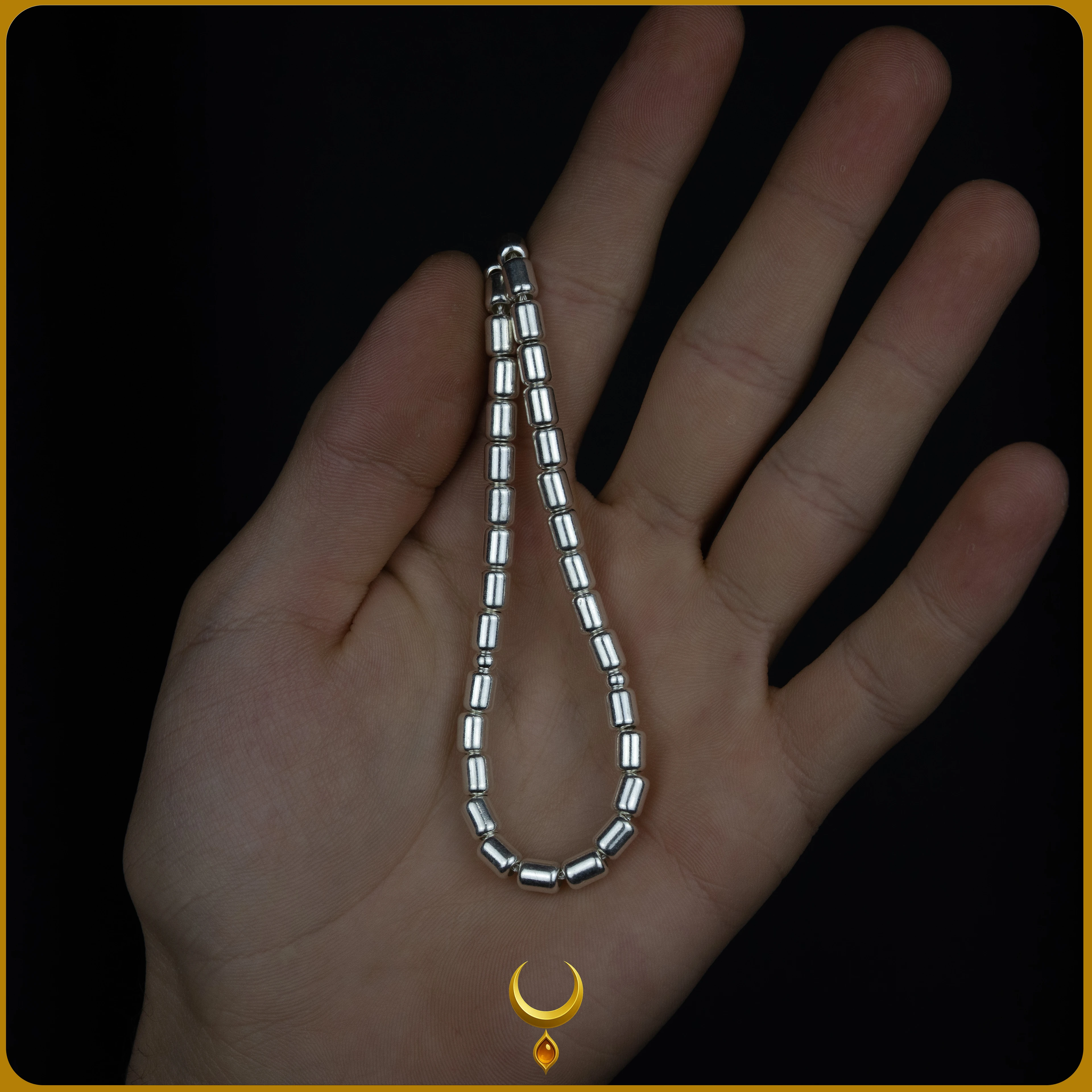 KAPSÜL KESİM 925 AYAR GÜMÜŞ TESBİH