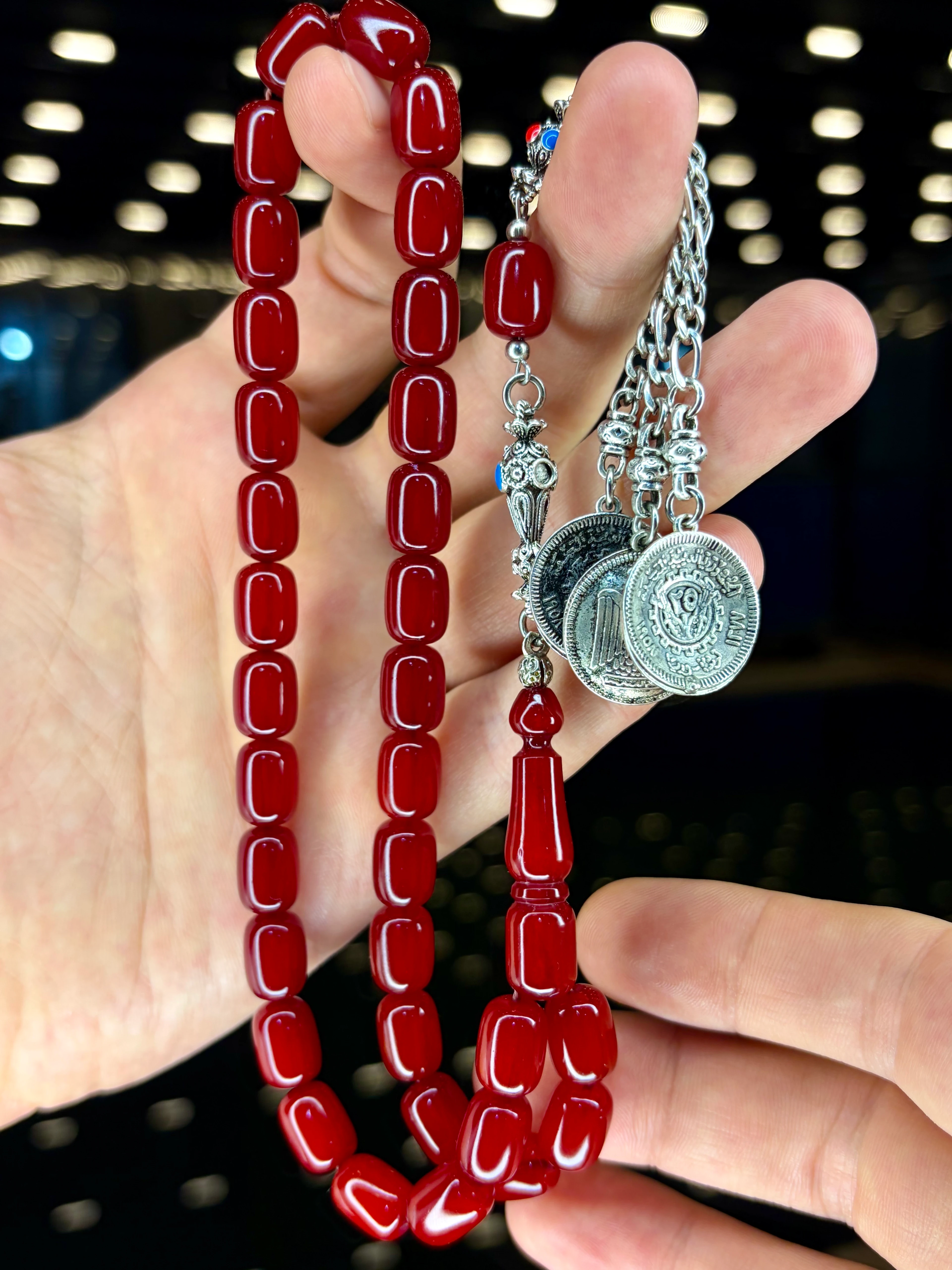 ALPAGA PÜSKÜLLÜ KAPSÜL KESİM OSMANLI BENZETME SIKMA KEHRİBAR