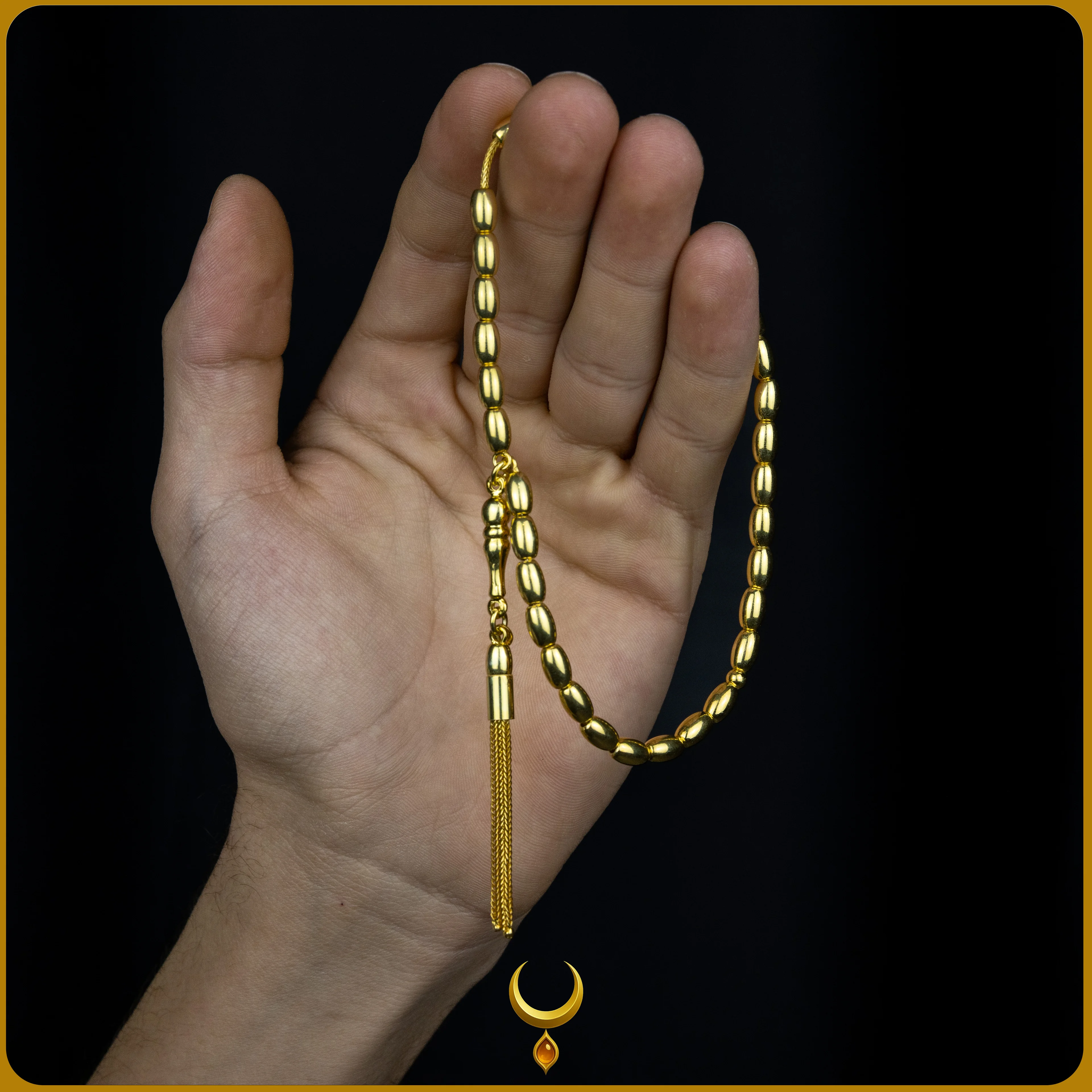 ARPA KESİM GOLD 925 AYAR GÜMÜŞ TESBİH