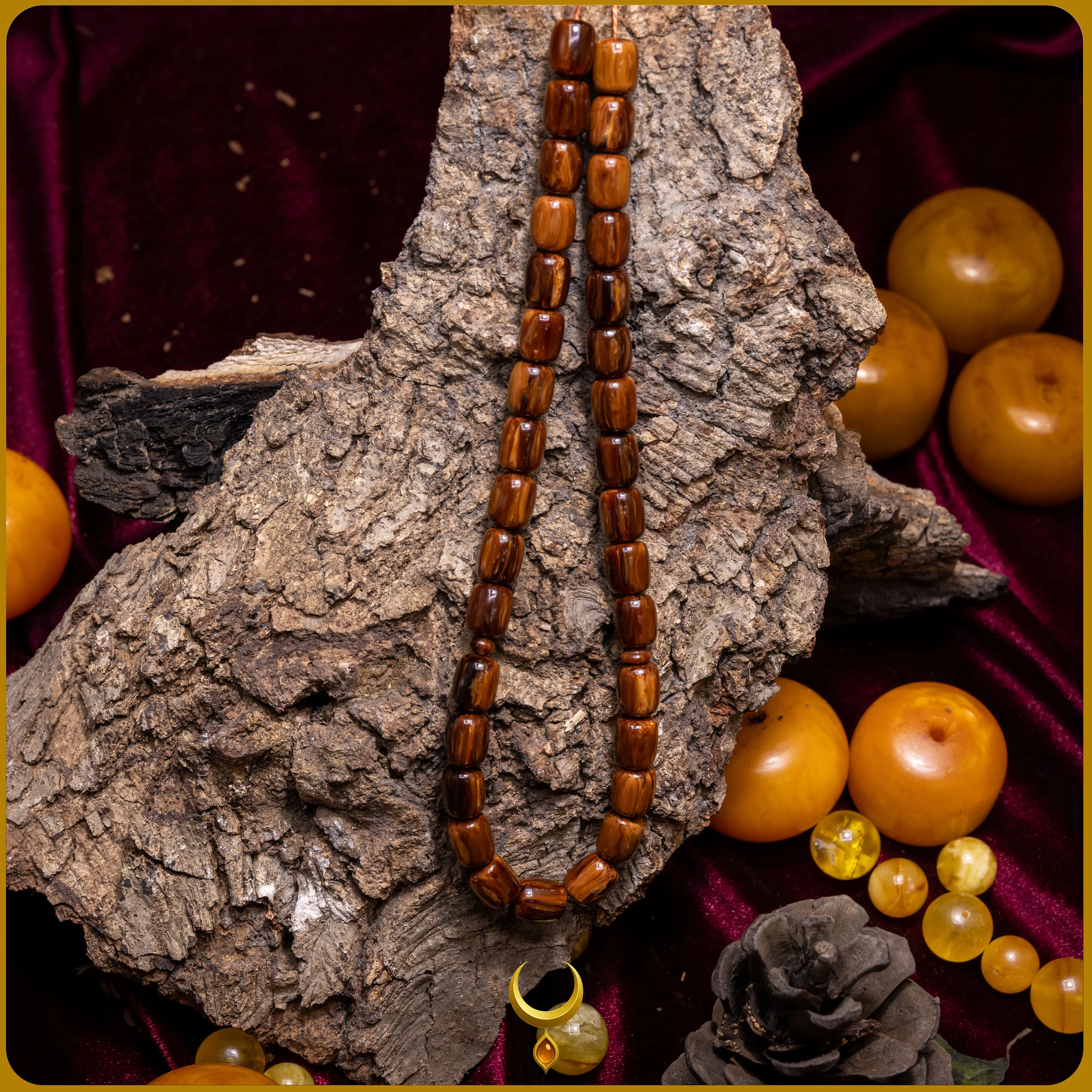 EL İŞÇİLİĞİ ÖRGÜLÜ KAPSÜL KESİM SIKMA KEHRİBAR TESBİH