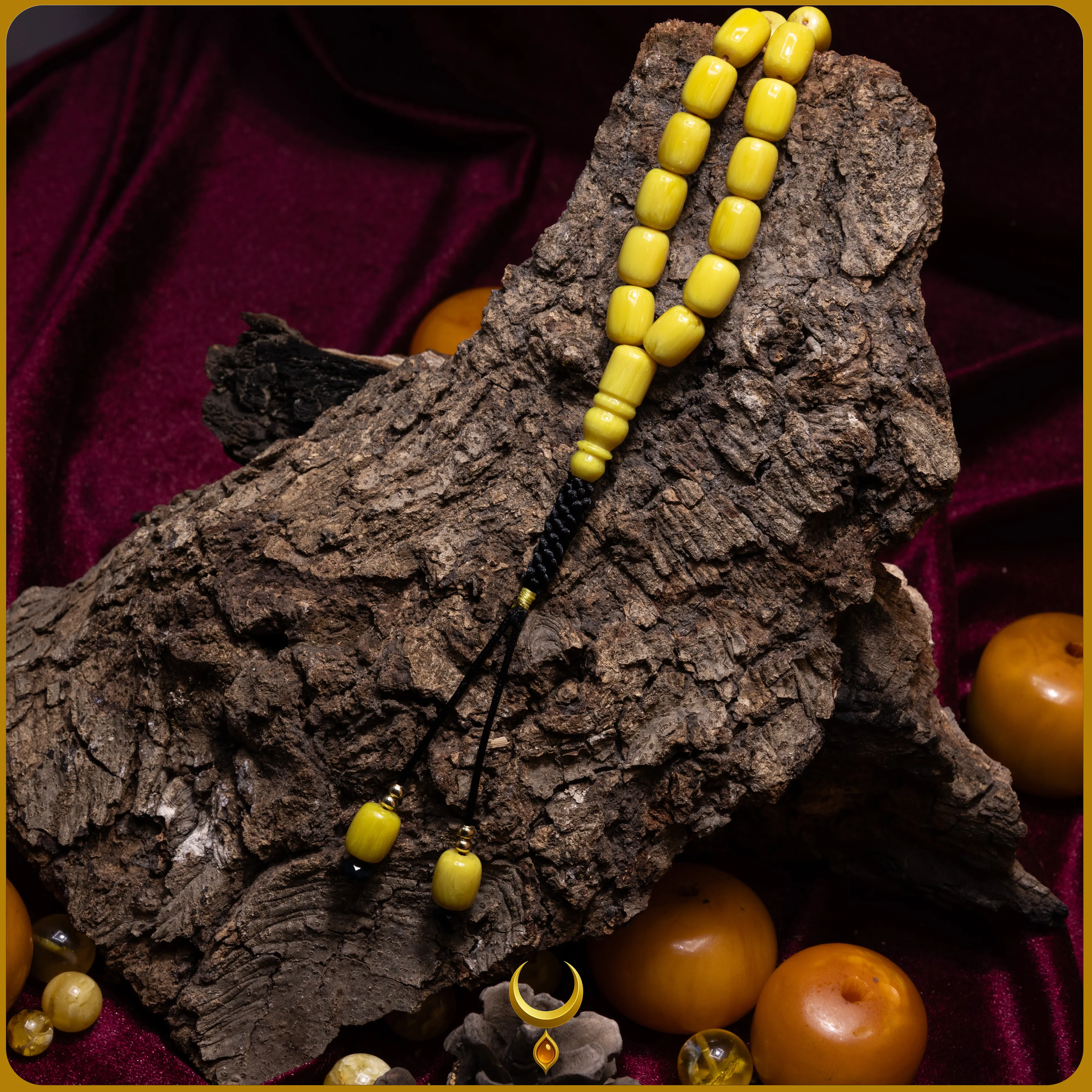 EL İŞÇİLİĞİ ÖRGÜLÜ KAPSÜL KESİM SIKMA KEHRİBAR TESBİH