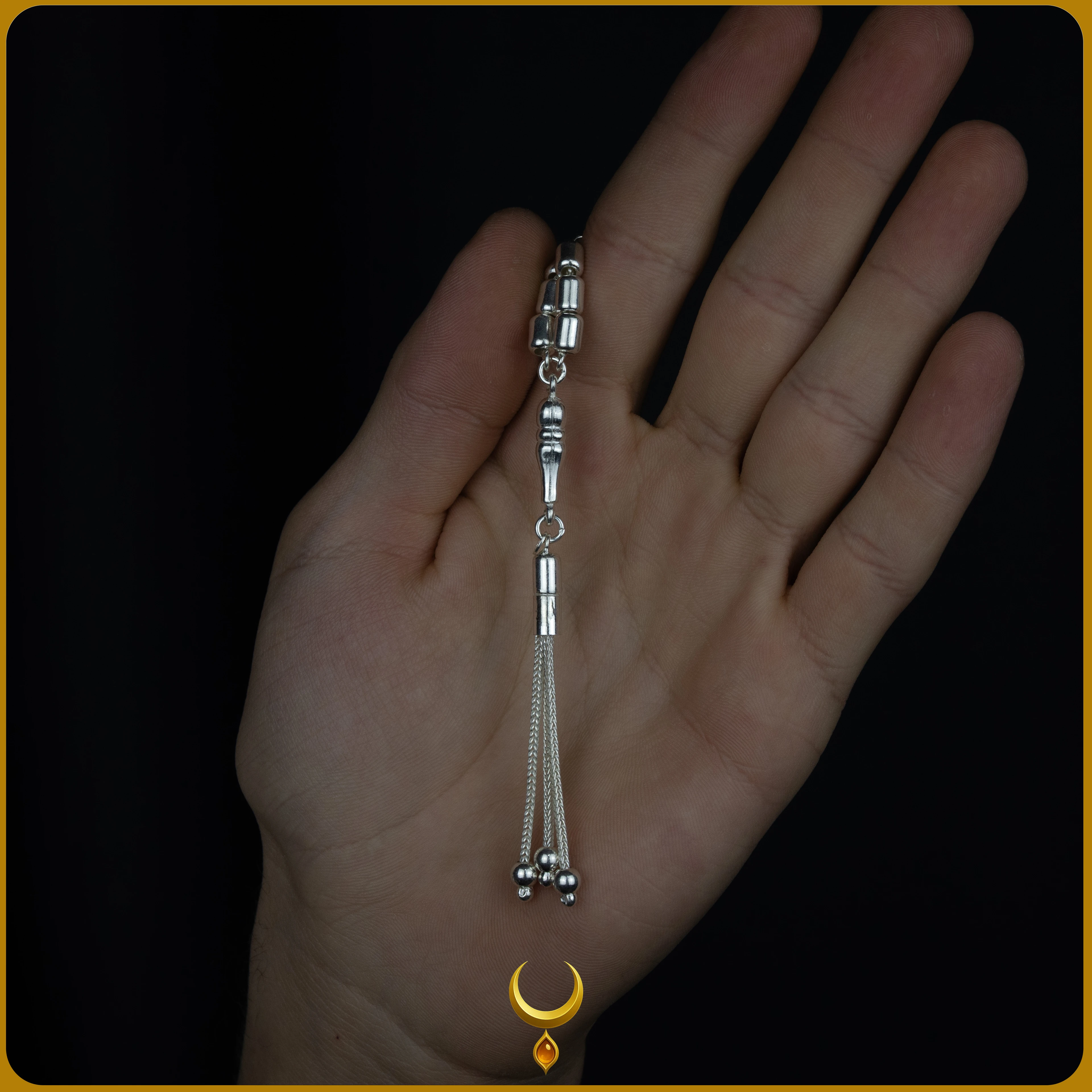 KAPSÜL KESİM 925 AYAR GÜMÜŞ TESBİH