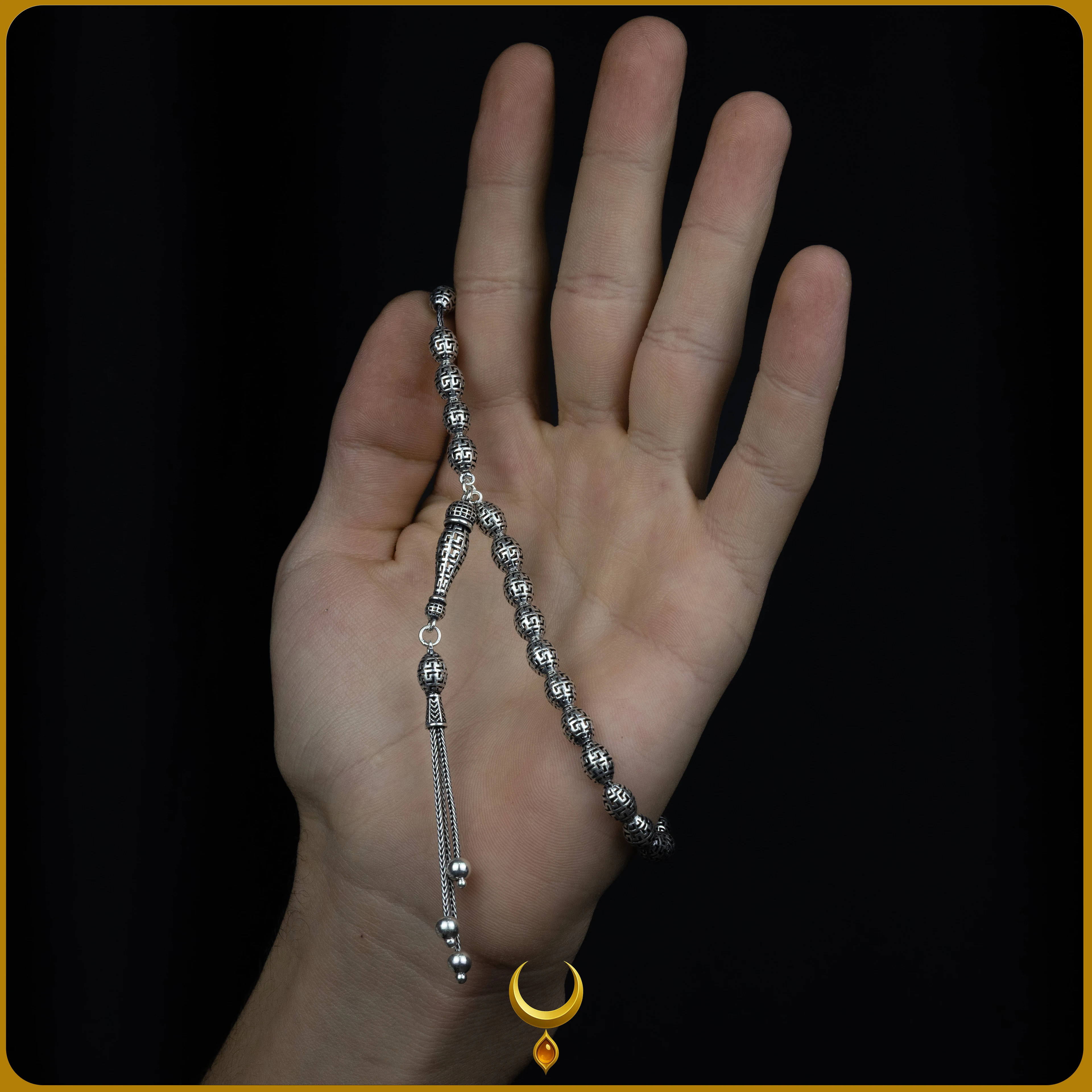 ARPA KESİM TELKARİ MODEL 925 AYAR GÜMÜŞ TESBİH