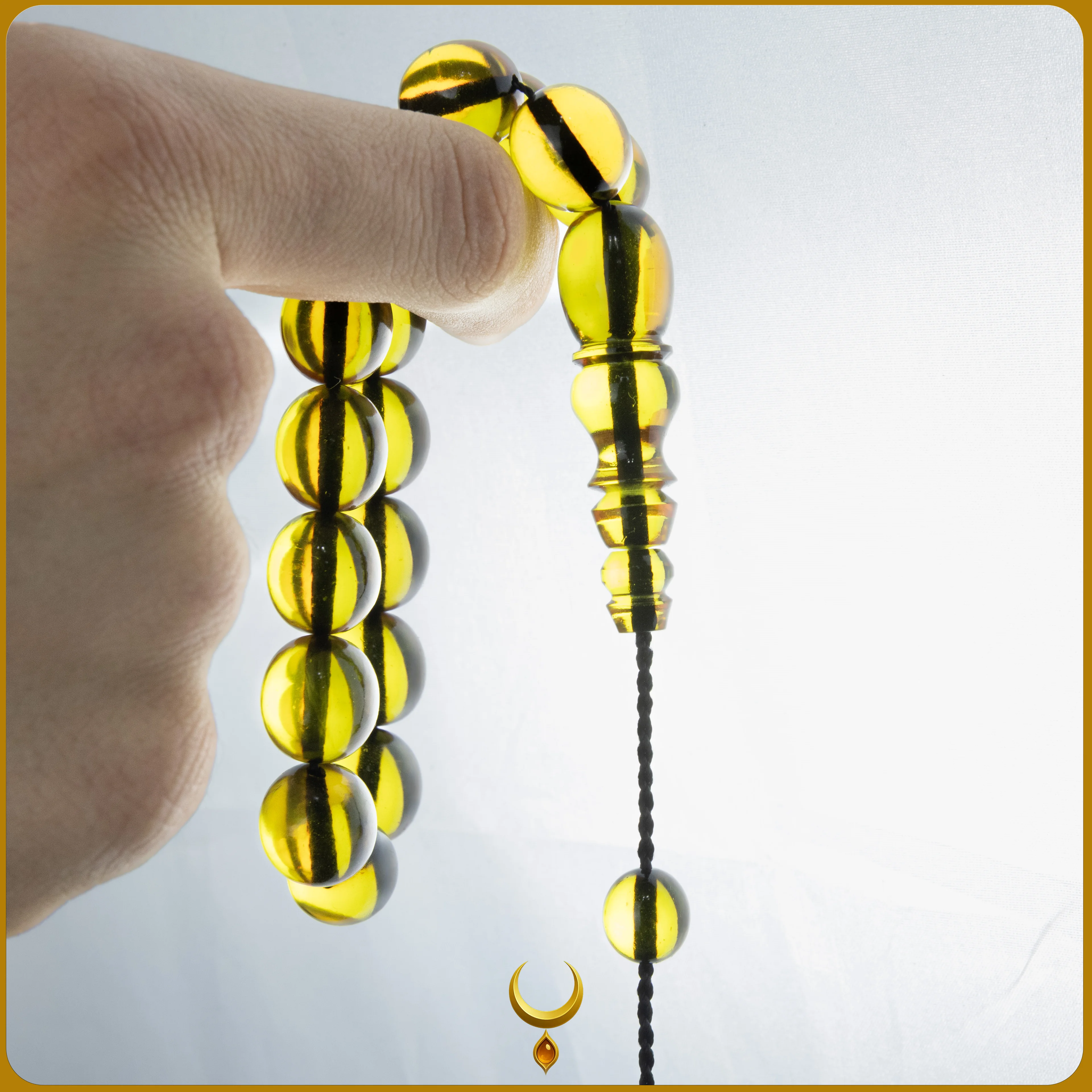 SİSTEMLİ KÜRE KESİM MASKOT ATEŞ KEHRİBAR TESBİH