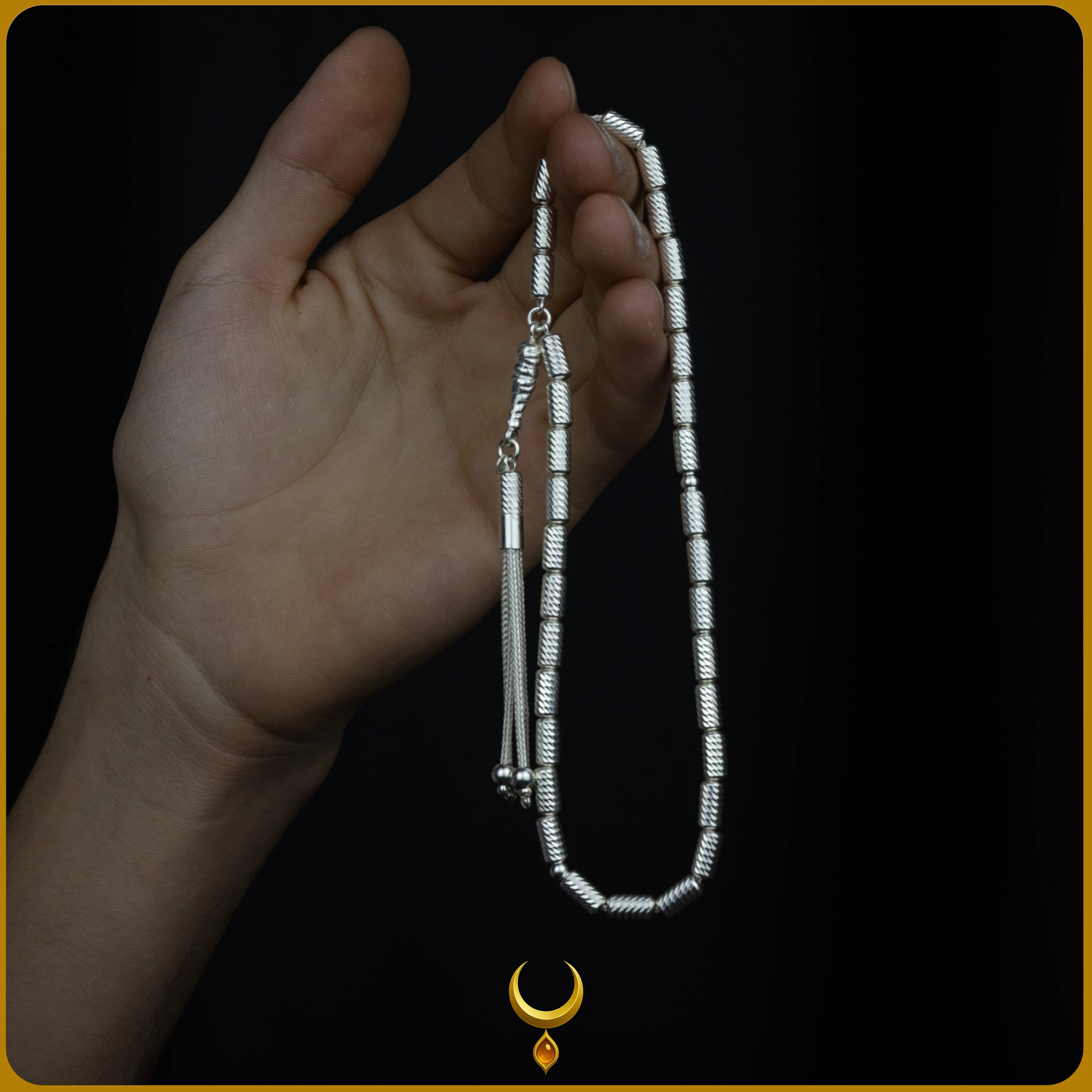 FASETA KESİM KAPSÜL MODEL 925 AYAR GÜMÜŞ TESBİH