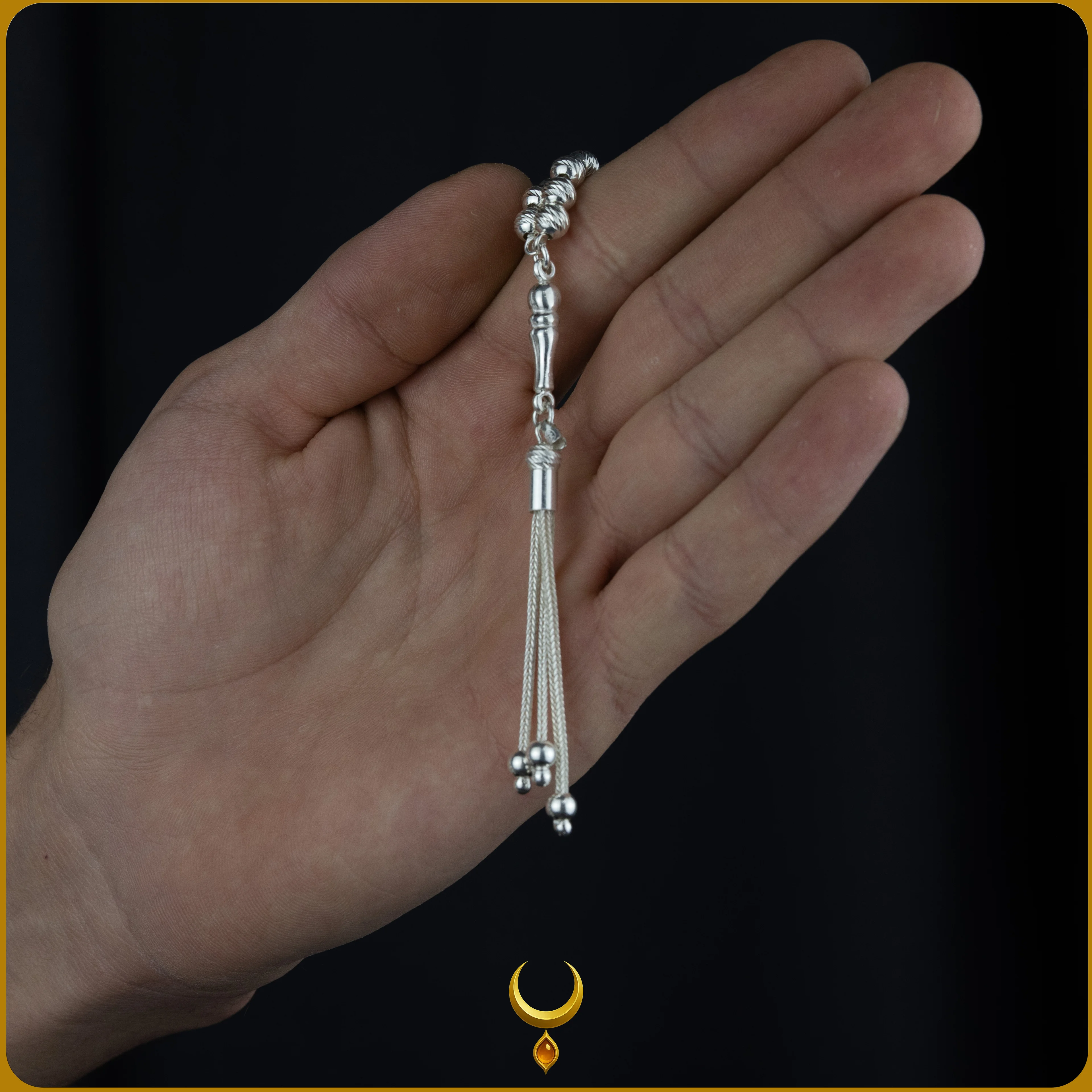 FASETA KESİM KÜRE MODEL 925 AYAR GÜMÜŞ TESBİH