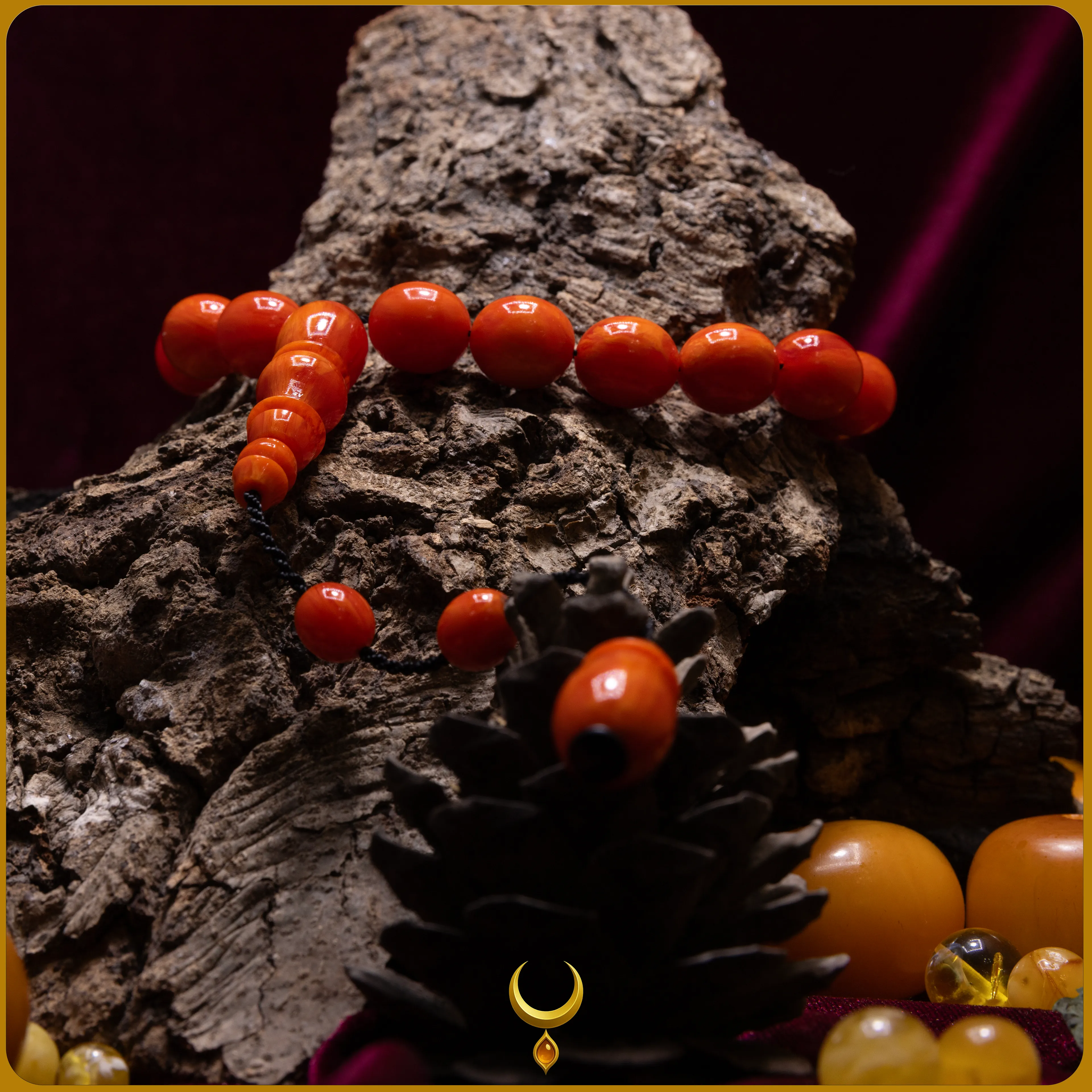 SİSTEMLİ KÜRE KESİM MASKOT SIKMA KEHRİBAR TESBİH