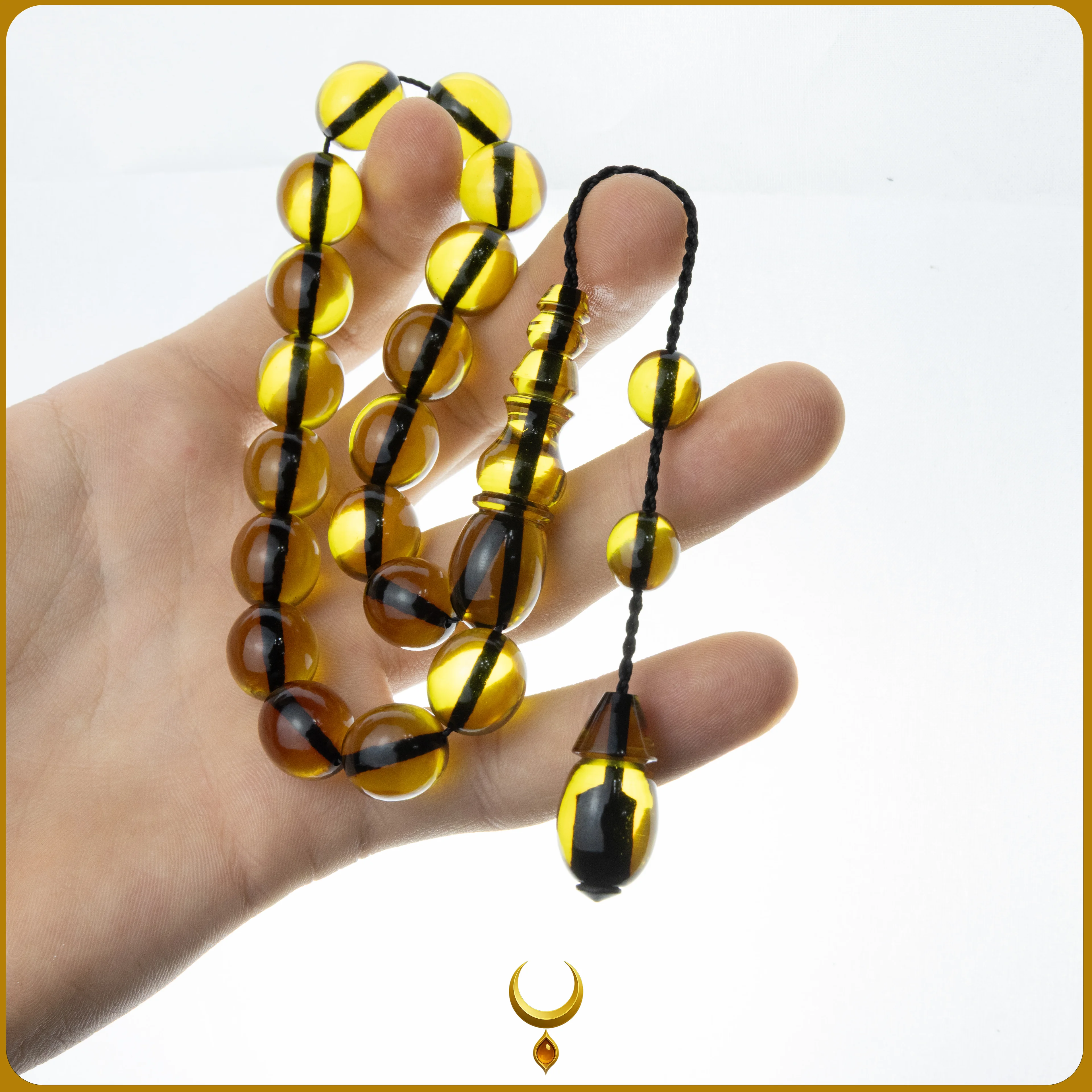 SİSTEMLİ KÜRE KESİM MASKOT ATEŞ KEHRİBAR TESBİH