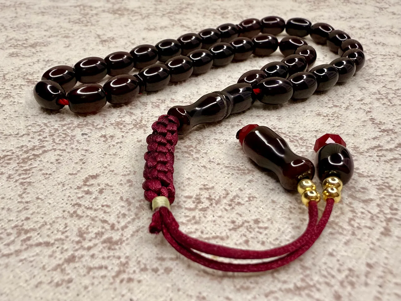 2’li Sıkma ve Ateş-i Kehribar Tesbih Seti