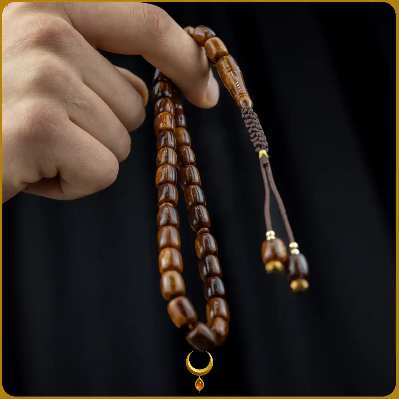 4'lü Sıkma Kehribar Tesbih Seti