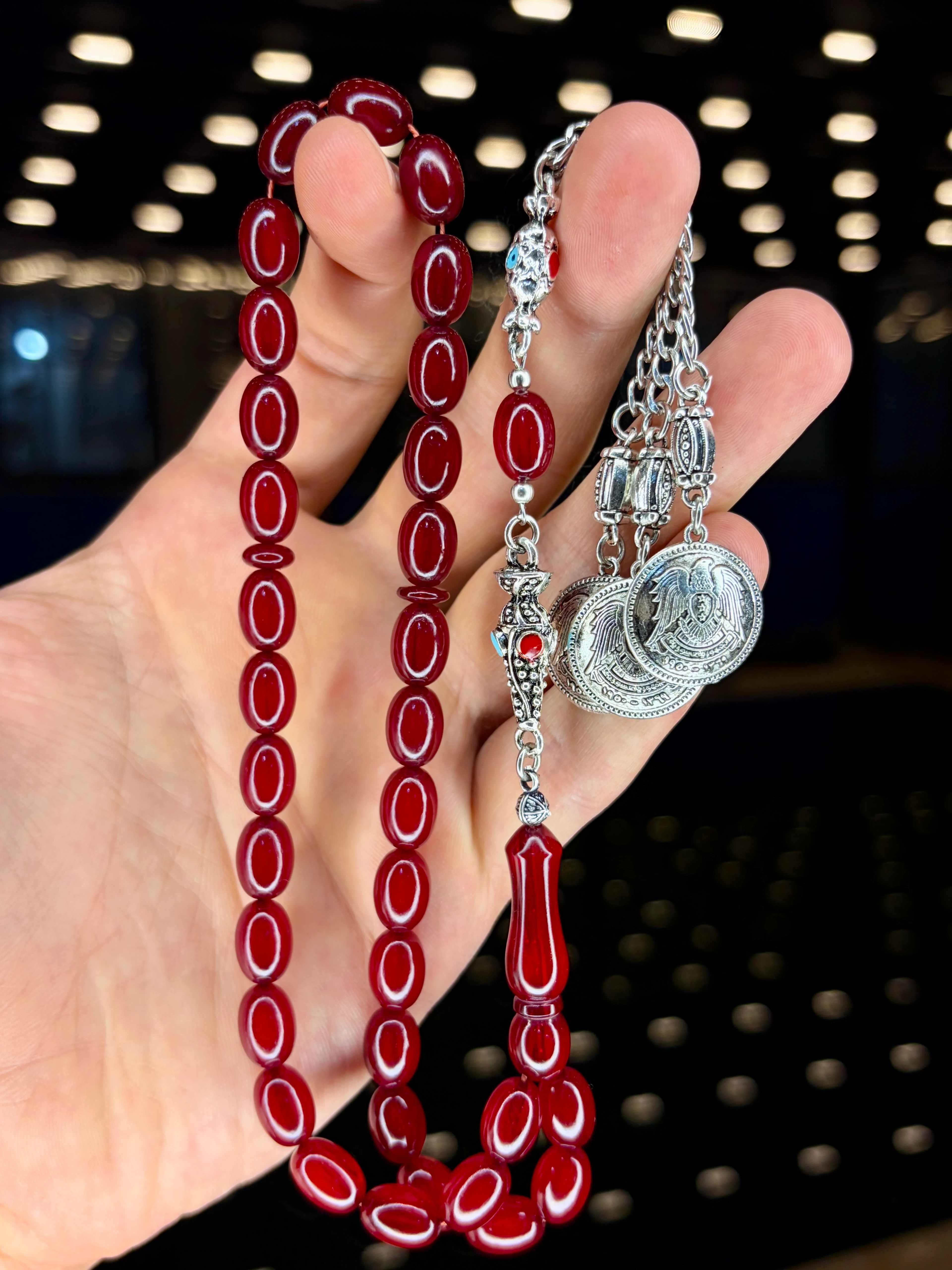 ALPAGA PÜSKÜLLÜ BEYZİ KESİM OSMANLI BENZETME SIKMA KEHRİBAR