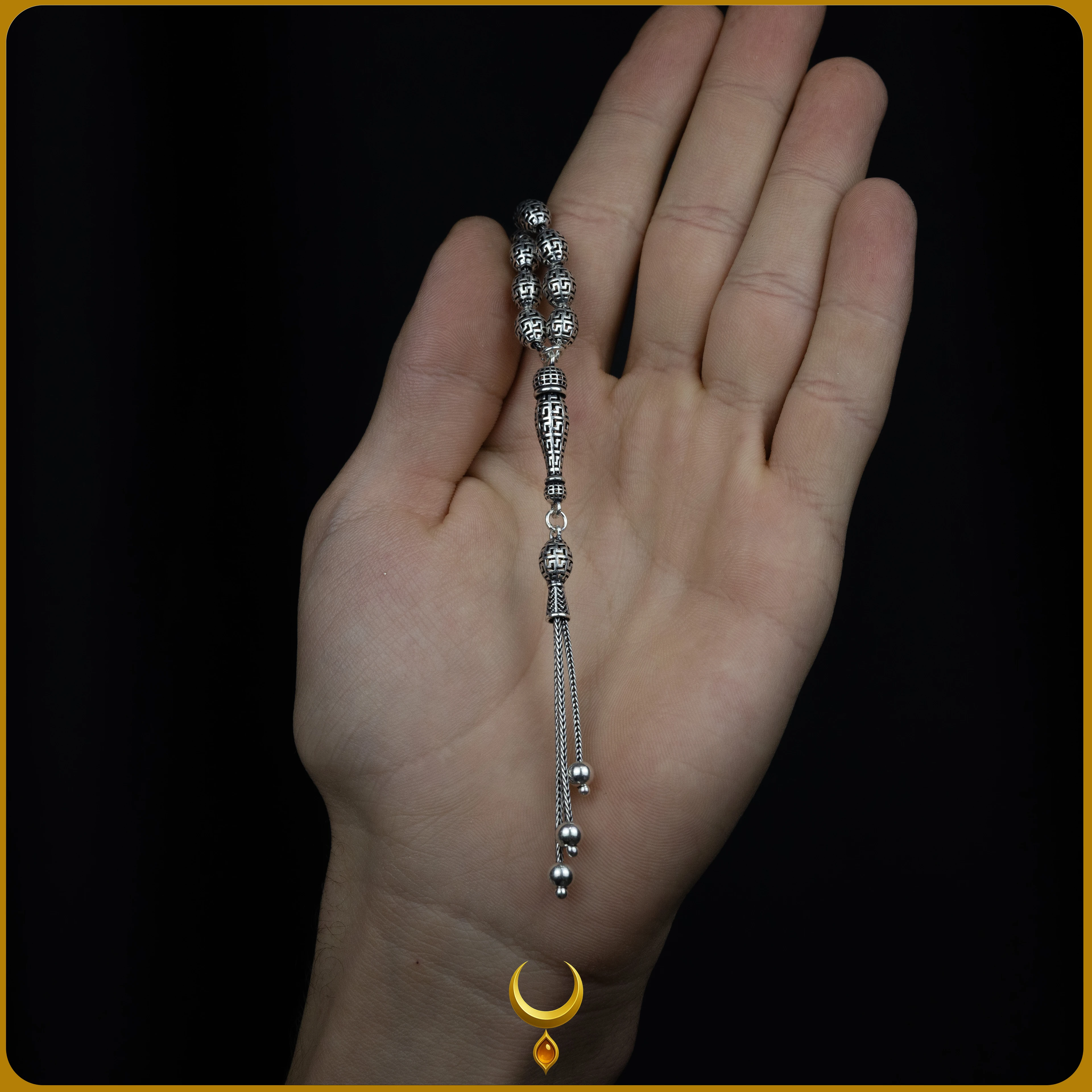 ARPA KESİM TELKARİ MODEL 925 AYAR GÜMÜŞ TESBİH