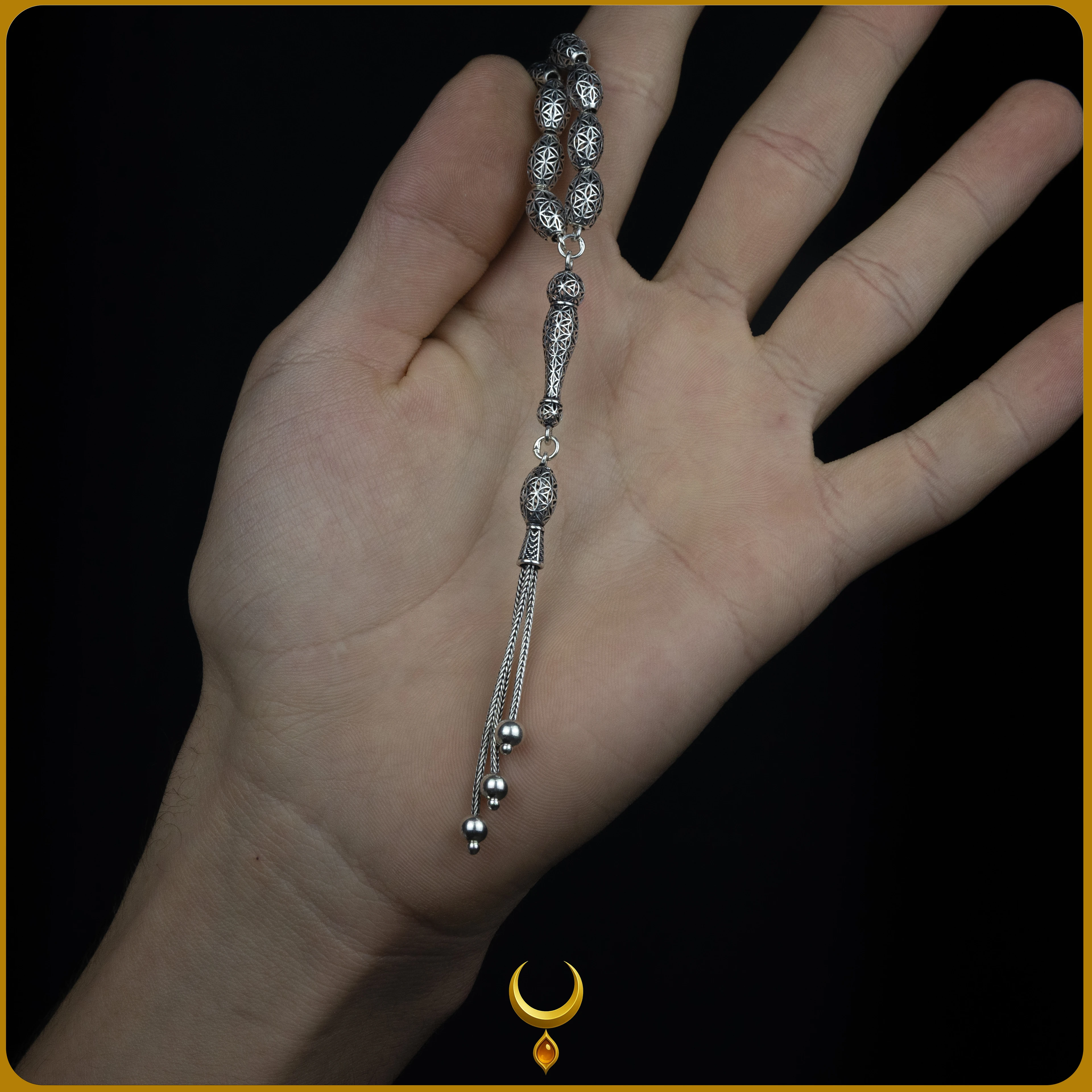 ARPA KESİM TELKARİ MODEL 925 AYAR GÜMÜŞ TESBİH