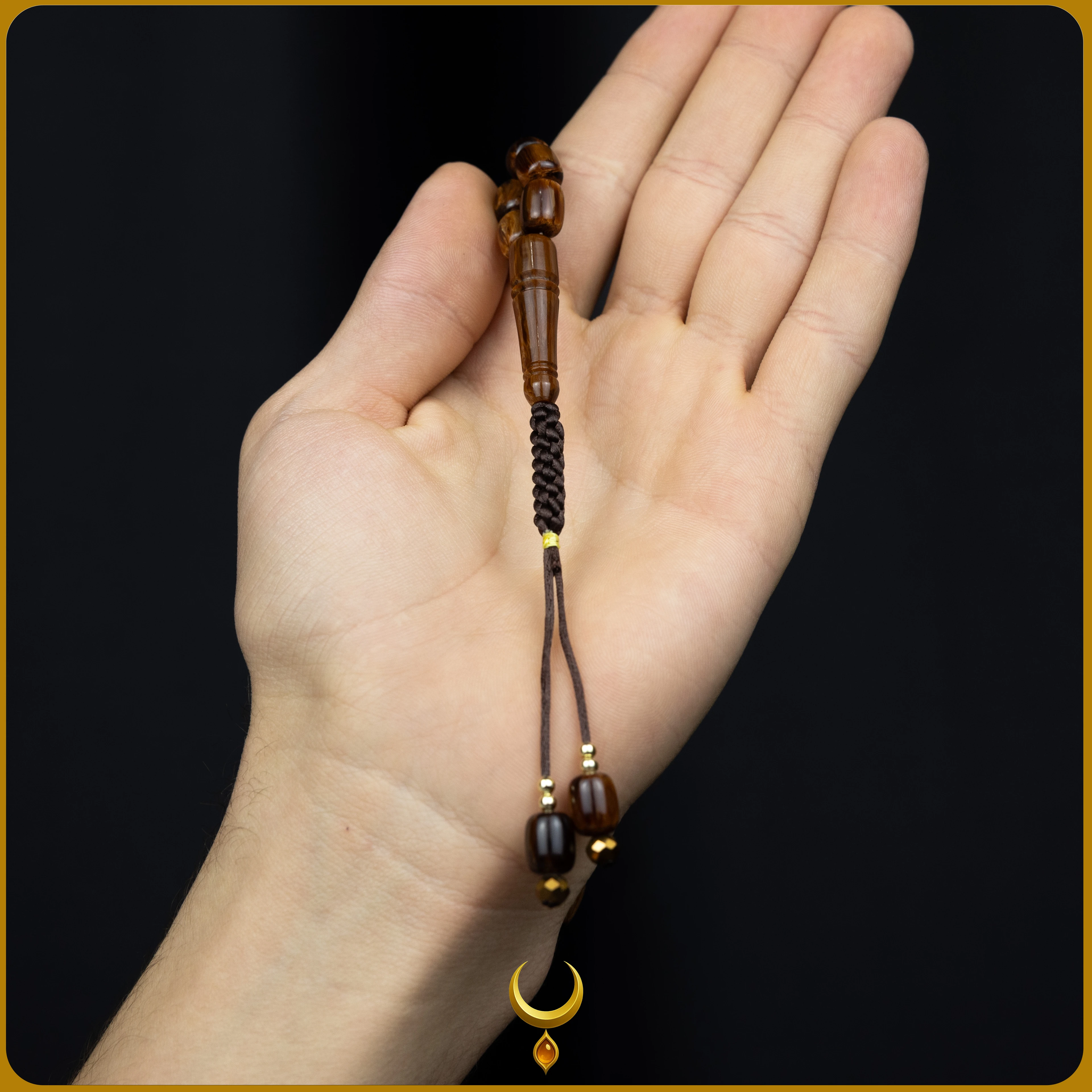 EL İŞÇİLİĞİ ÖRGÜLÜ KAPSÜL KESİM SIKMA KEHRİBAR TESBİH