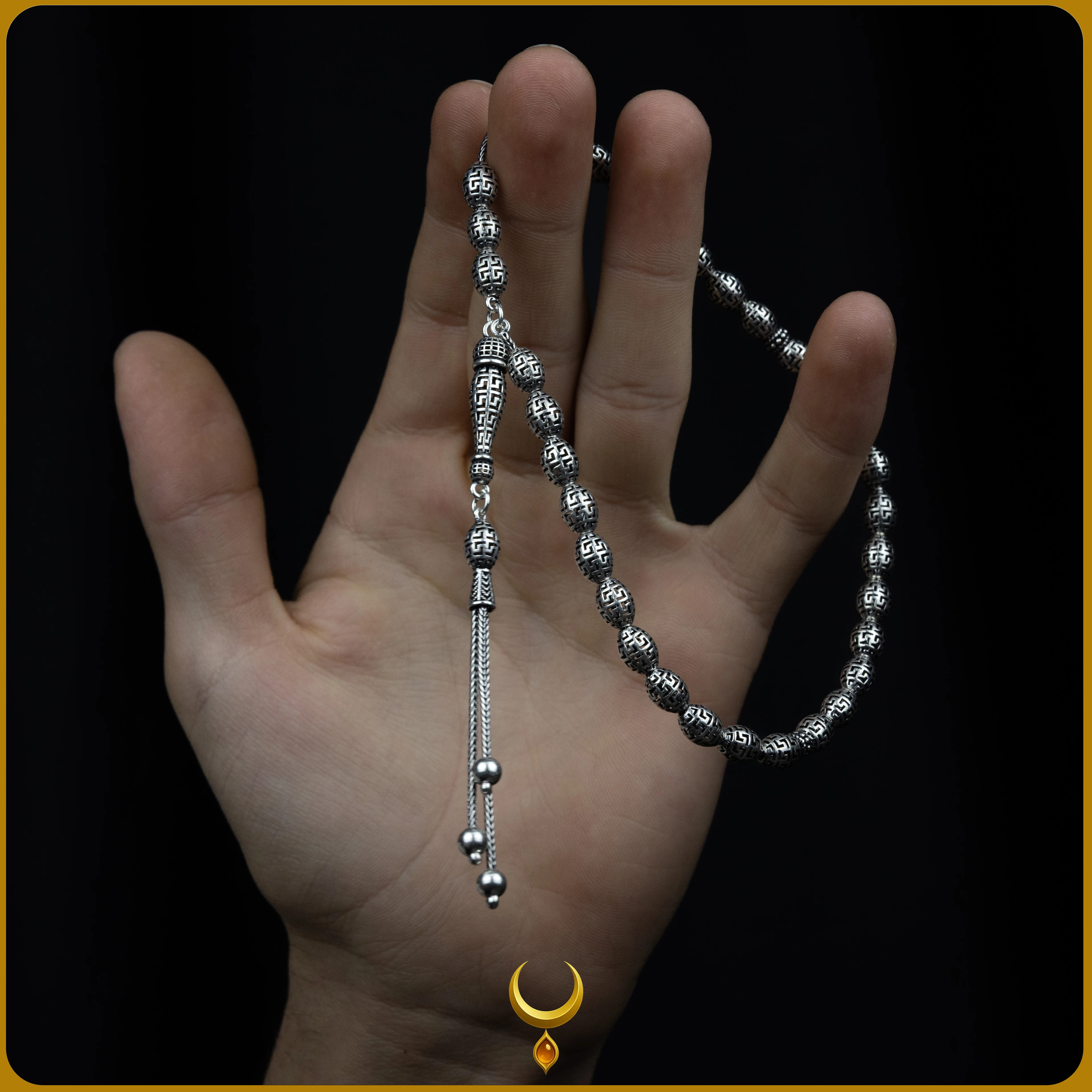 ARPA KESİM TELKARİ MODEL 925 AYAR GÜMÜŞ TESBİH