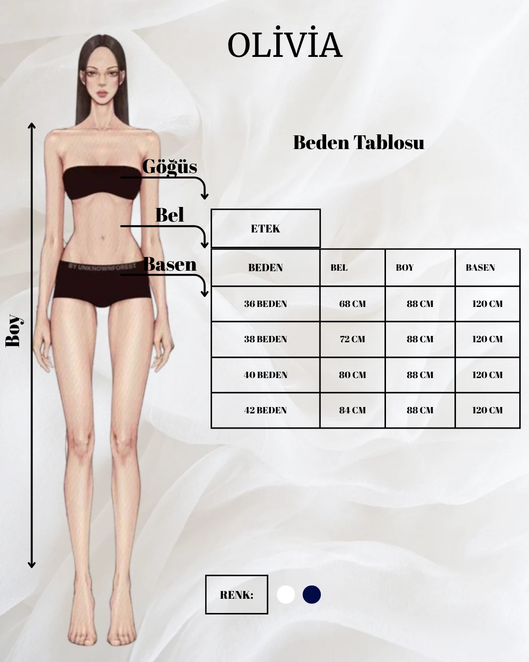 OLİVİA Asimetrik Kesim Anvelop Scuba Bağlamalı Etek