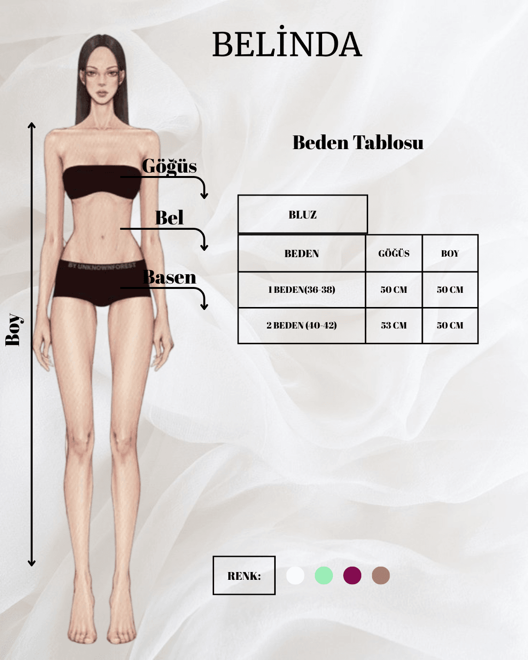 Belinda Şifon Fırfırlı Bluz
