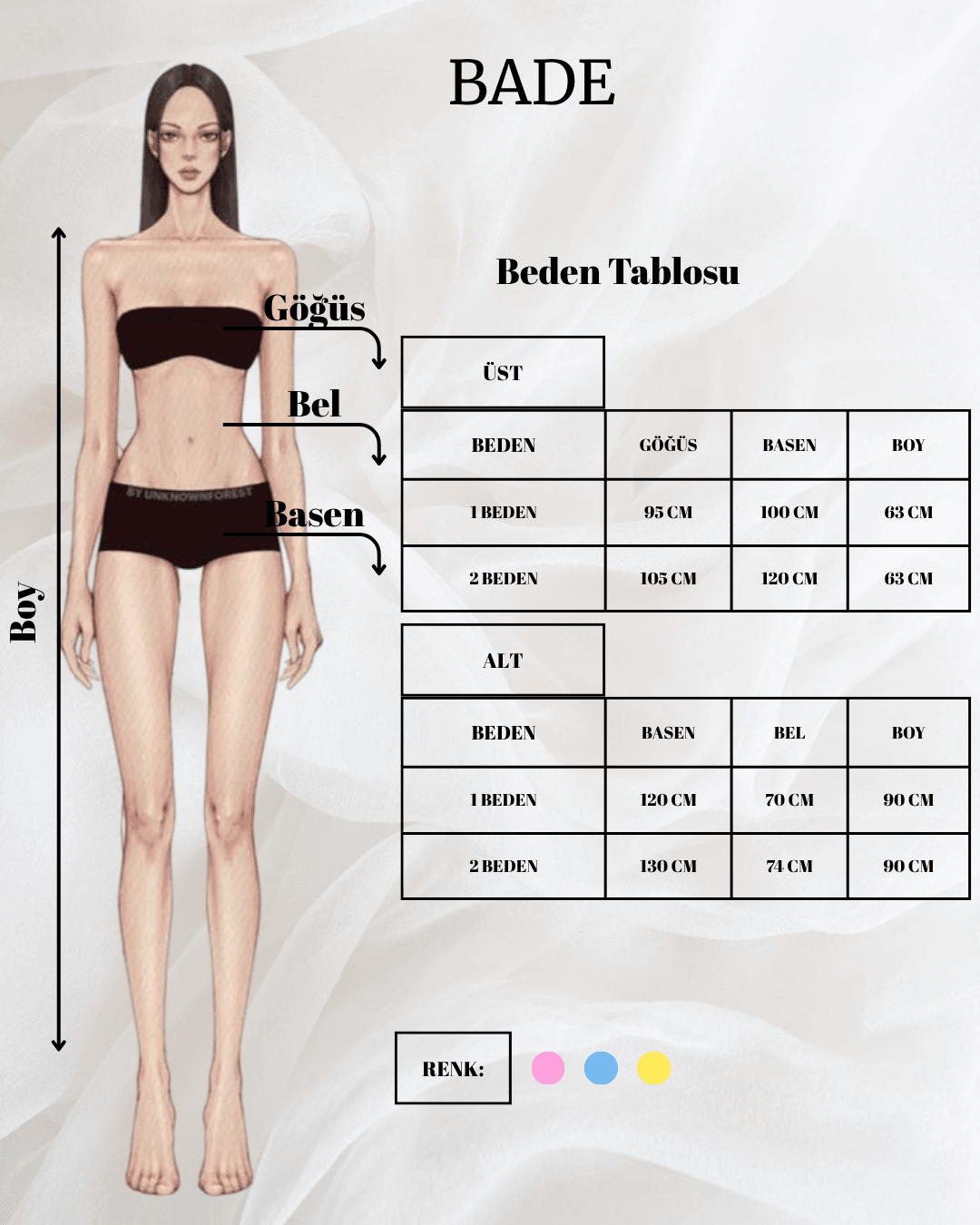 BADE Pamuklu Vual Kumaş İkili Etekli Takım