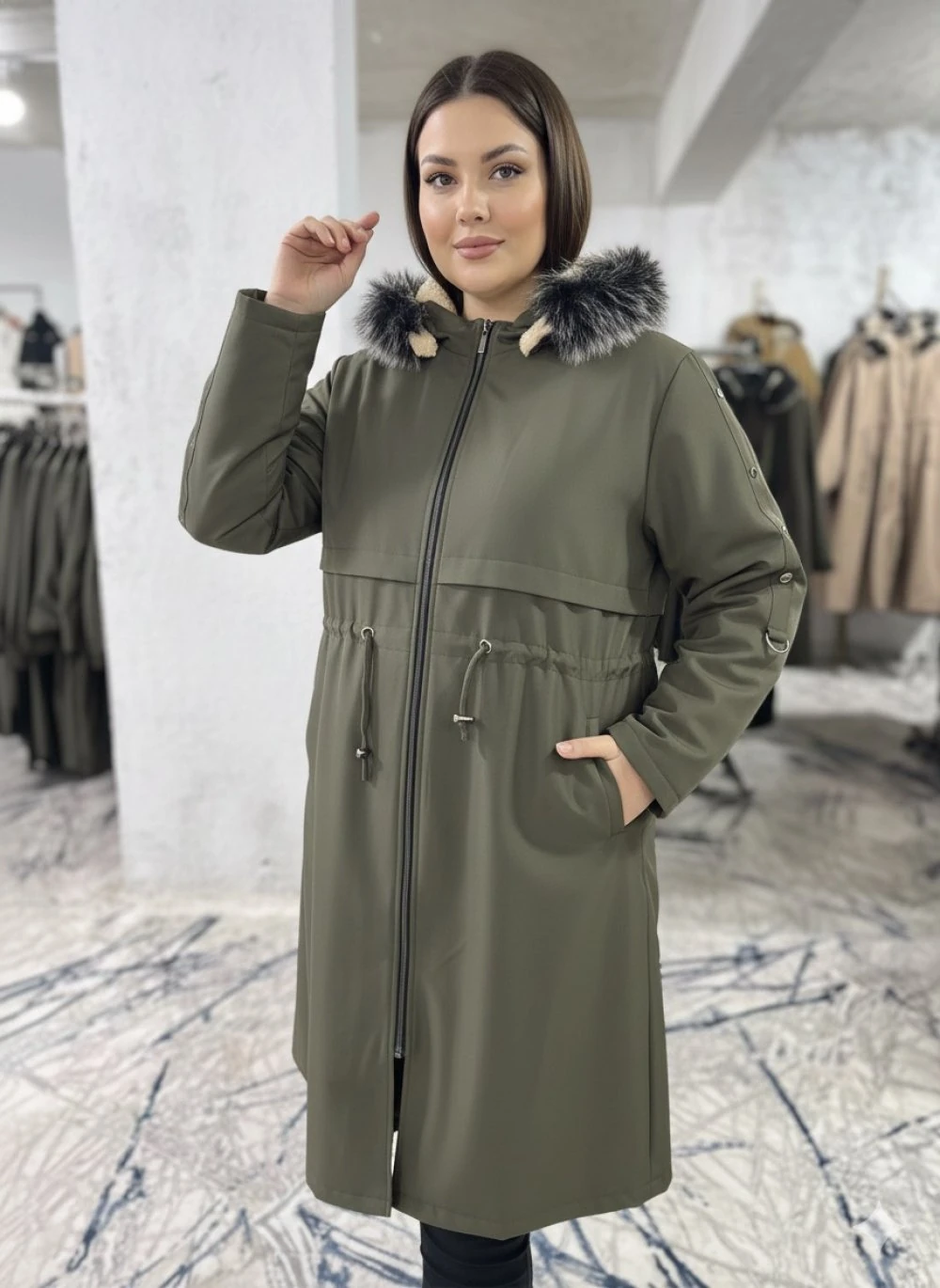 Mont Kolu Kanca detaylı Kürklü