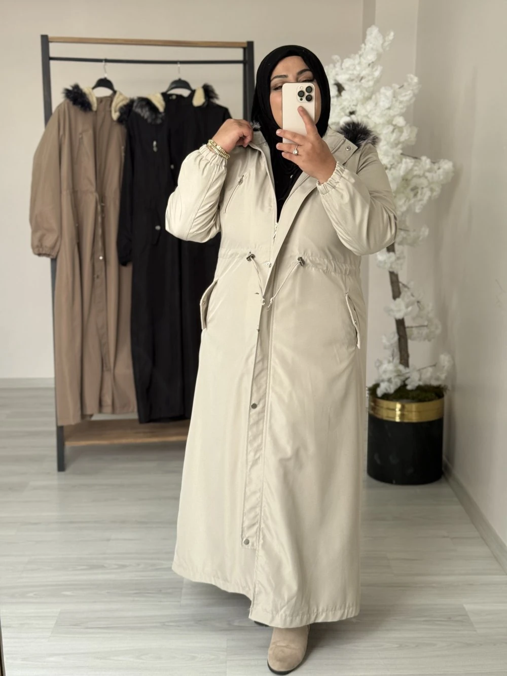 Büyük Beden Mont Bondit Kumaş 130 cm