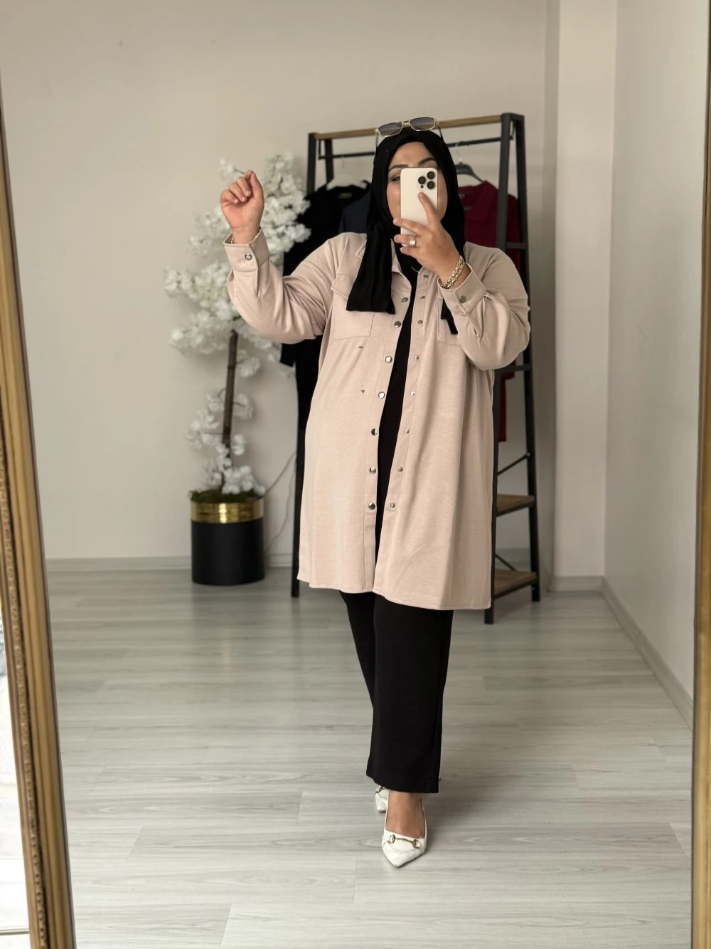 Büyük Beden Gömlek Oysho Kumaş