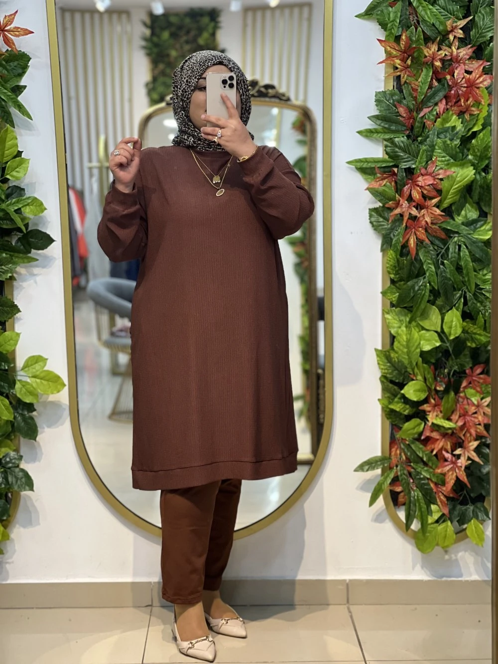 Büyük Beden Bürümcük Tunik 