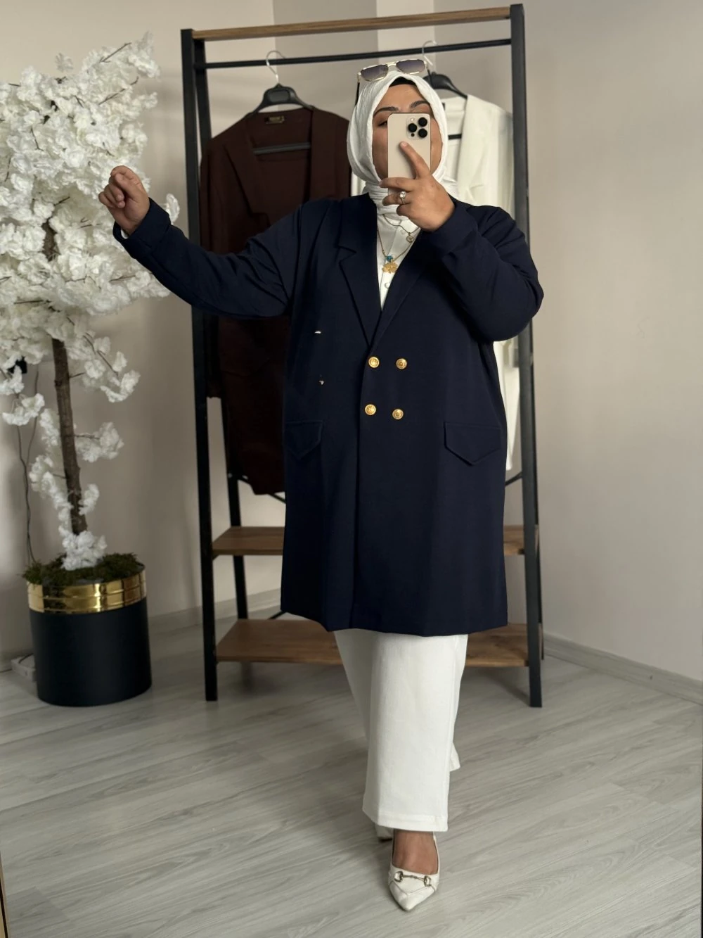 Büyük Beden Blazer Çeket