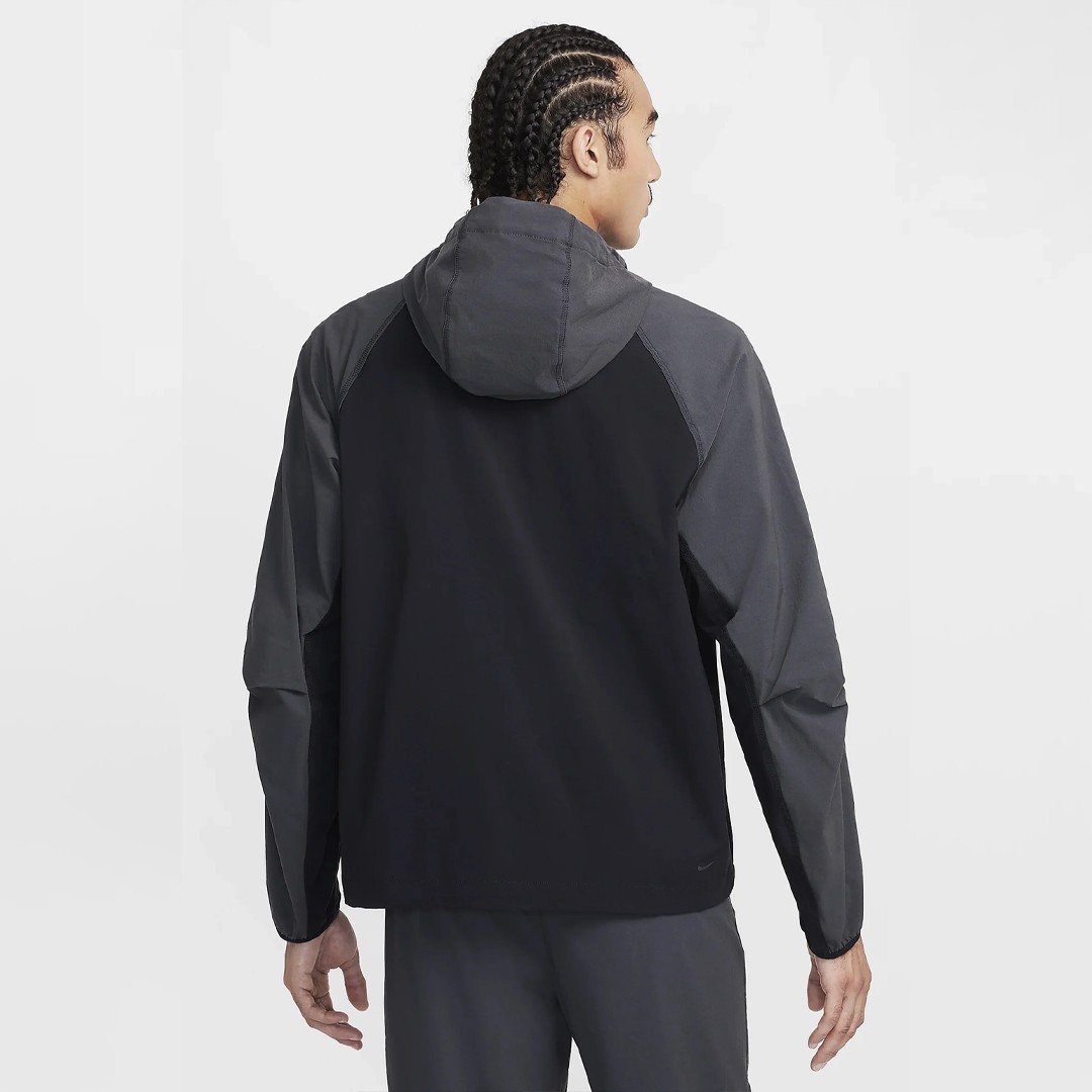 Tech Woven Ceket - Black/Anthracite/Green Strike
