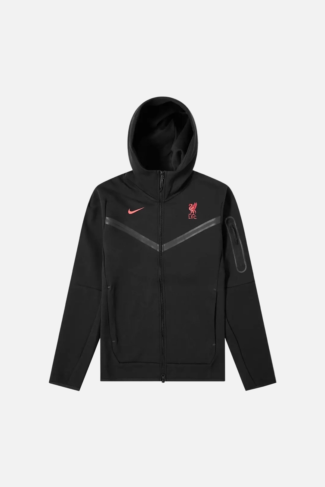 Liverpool FC Deplasman Tech Fleece Full-Zip Hoodie