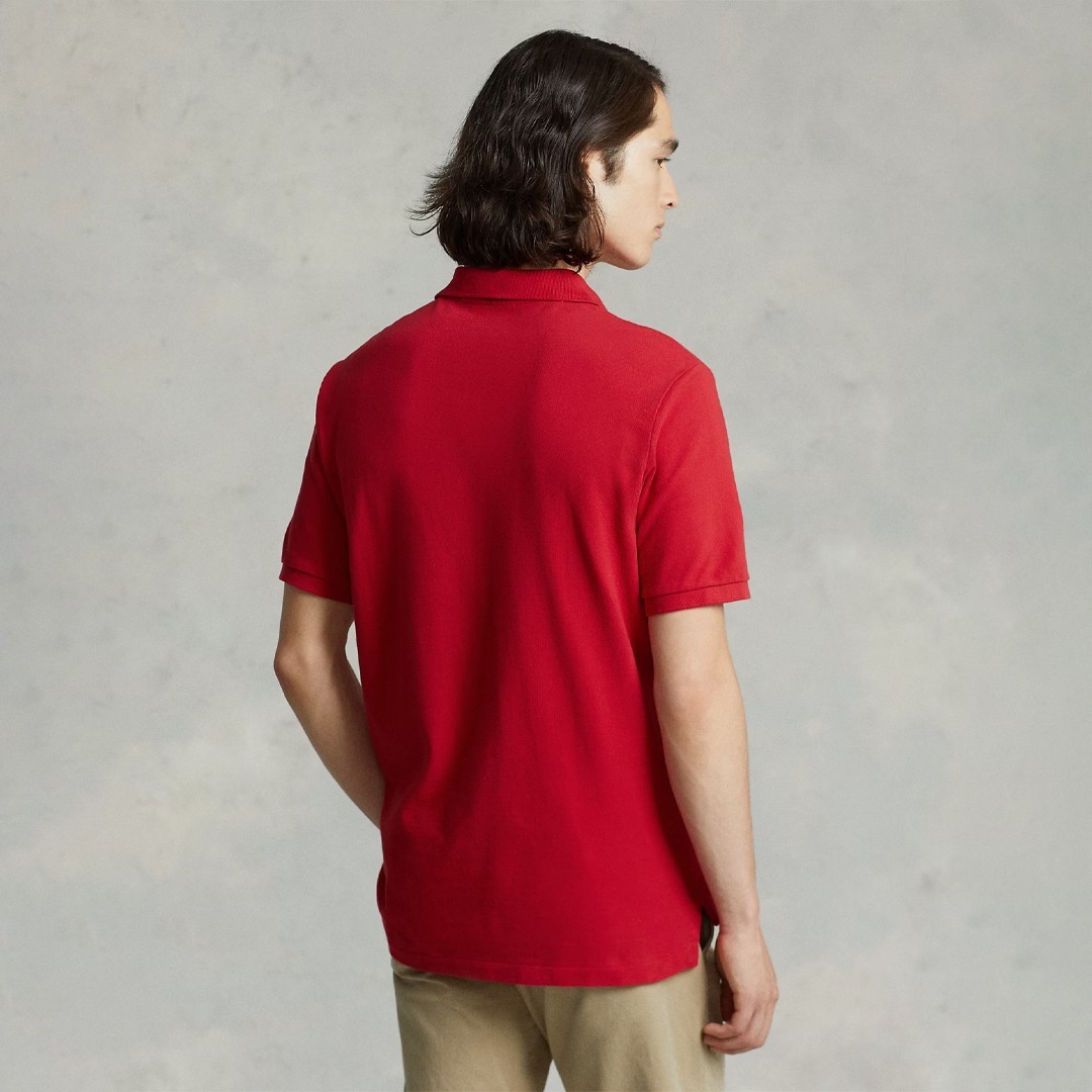 The Iconic Mesh Polo - Kırmızı