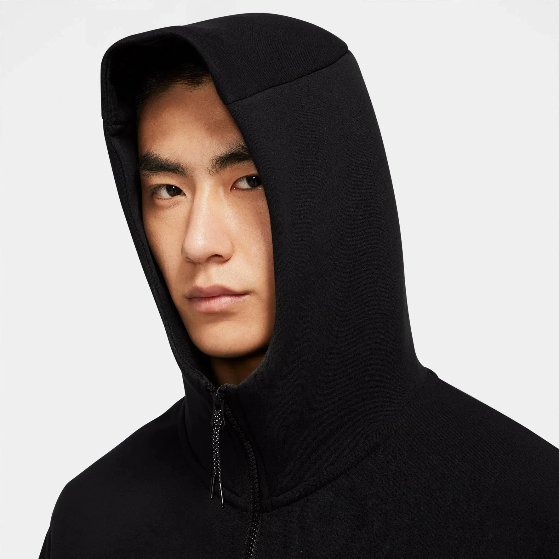 Tech Fleece Full Zip Hoodie - Black/Black