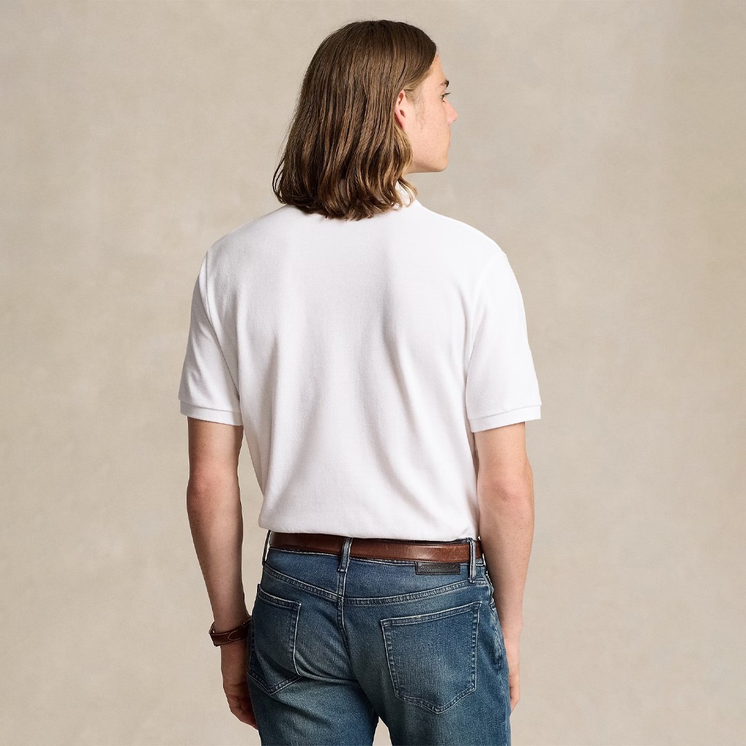The Iconic Mesh Polo - Beyaz
