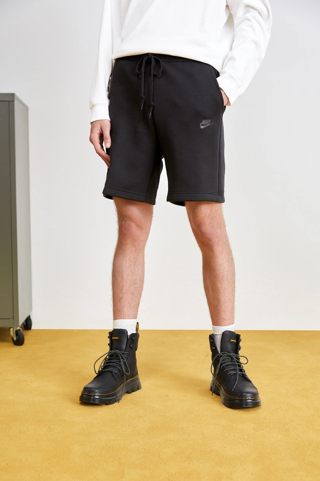 Yeni Tech Fleece Şort - Siyah