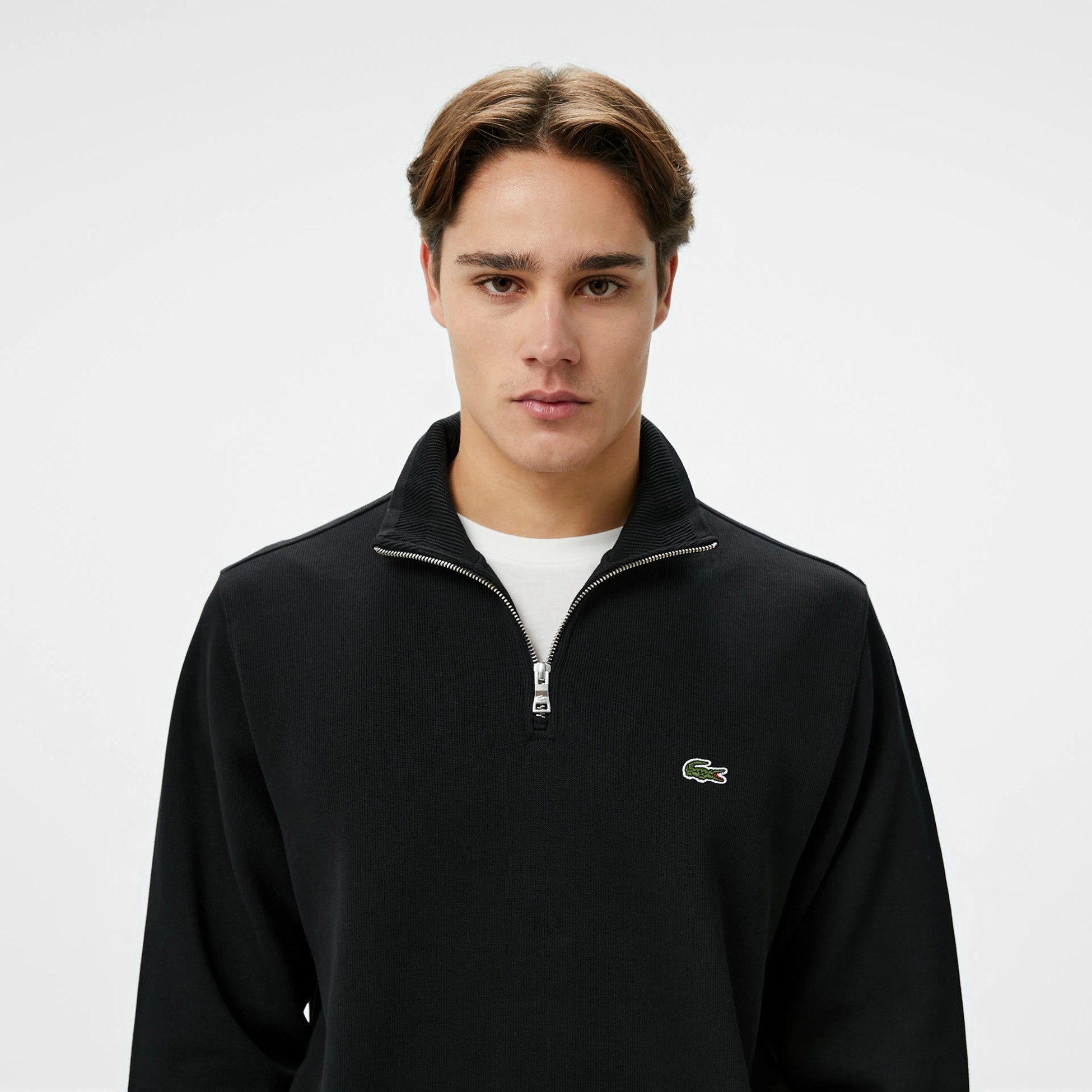 Classic Fit Yarım Fermuarlı Sweatshirt