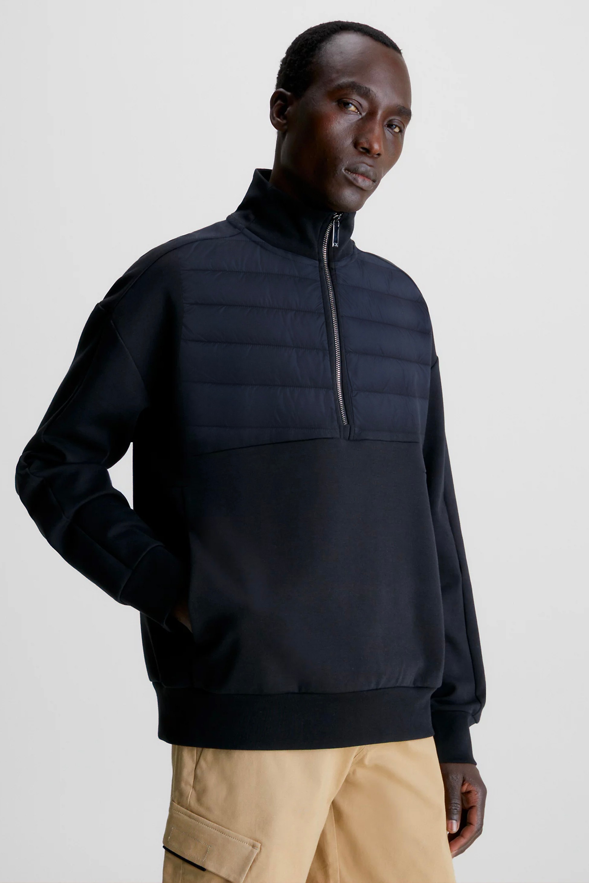 Organic Cotton Half-Zip Sweat