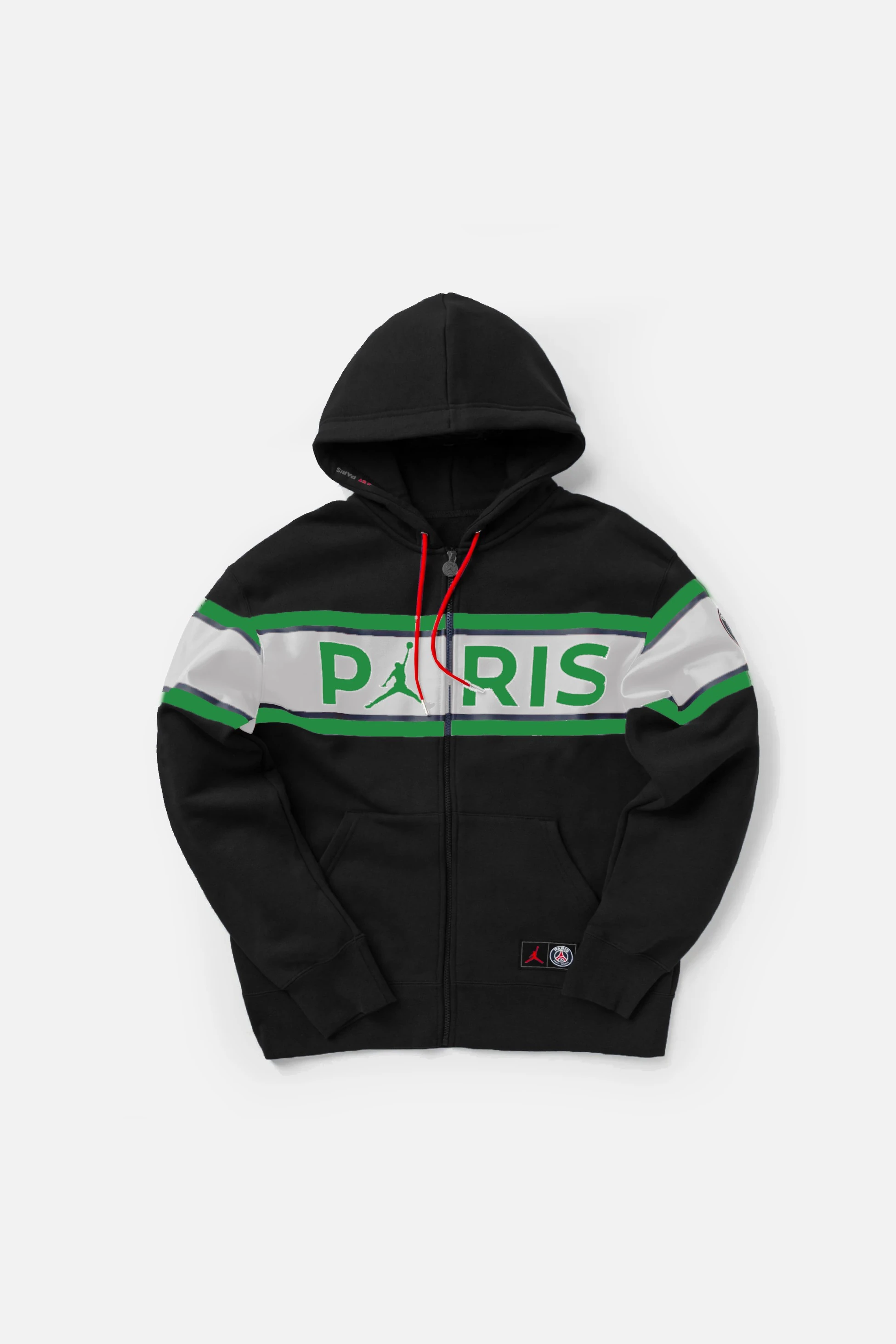 Paris Saint-Germain Fermuarlı Fleece Hoodie