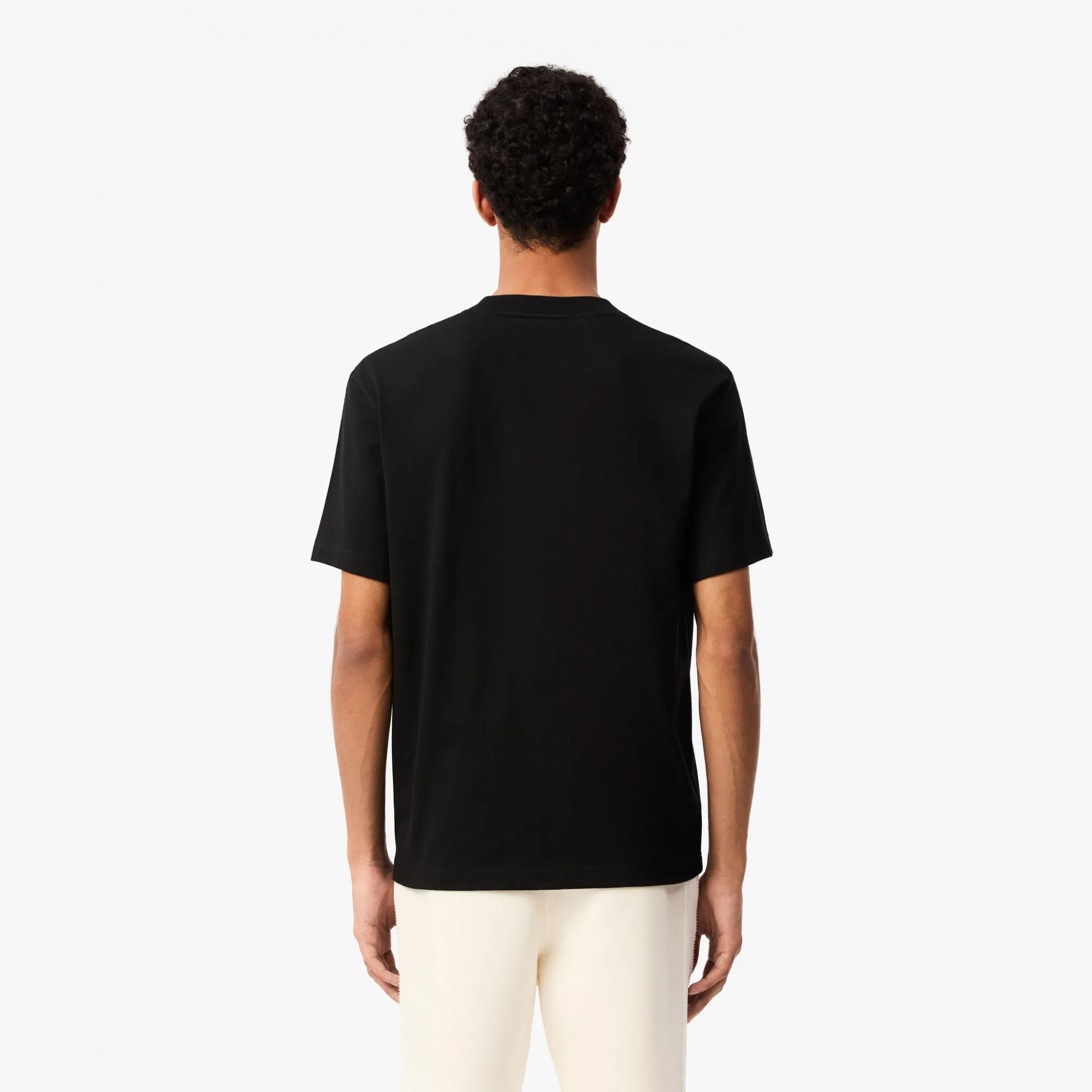 Classic Fit Bisiklet Yaka Baskılı T-Shirt